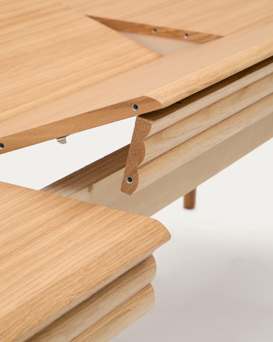 Folding table Lenon oak veneer