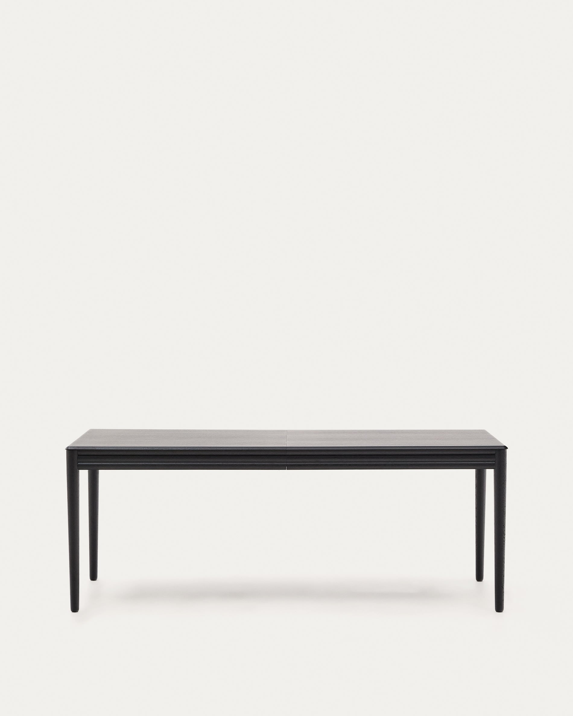 Folding table Lenon oak veneer in black finish