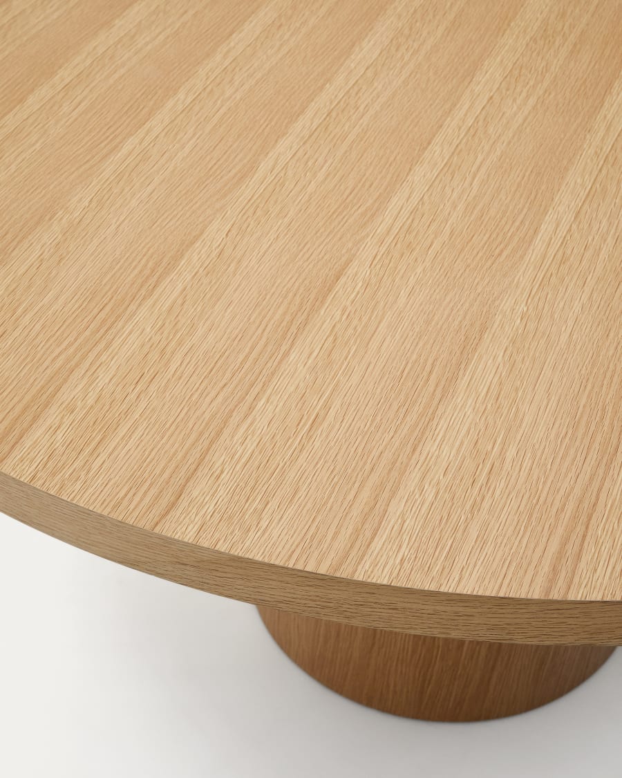 Round table Nealy oak veneer