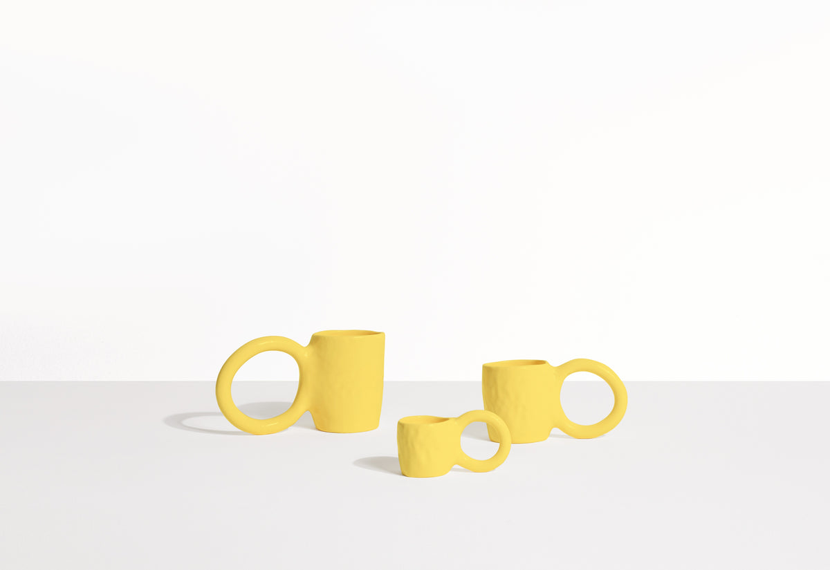 DONUT yellow espresso cup set