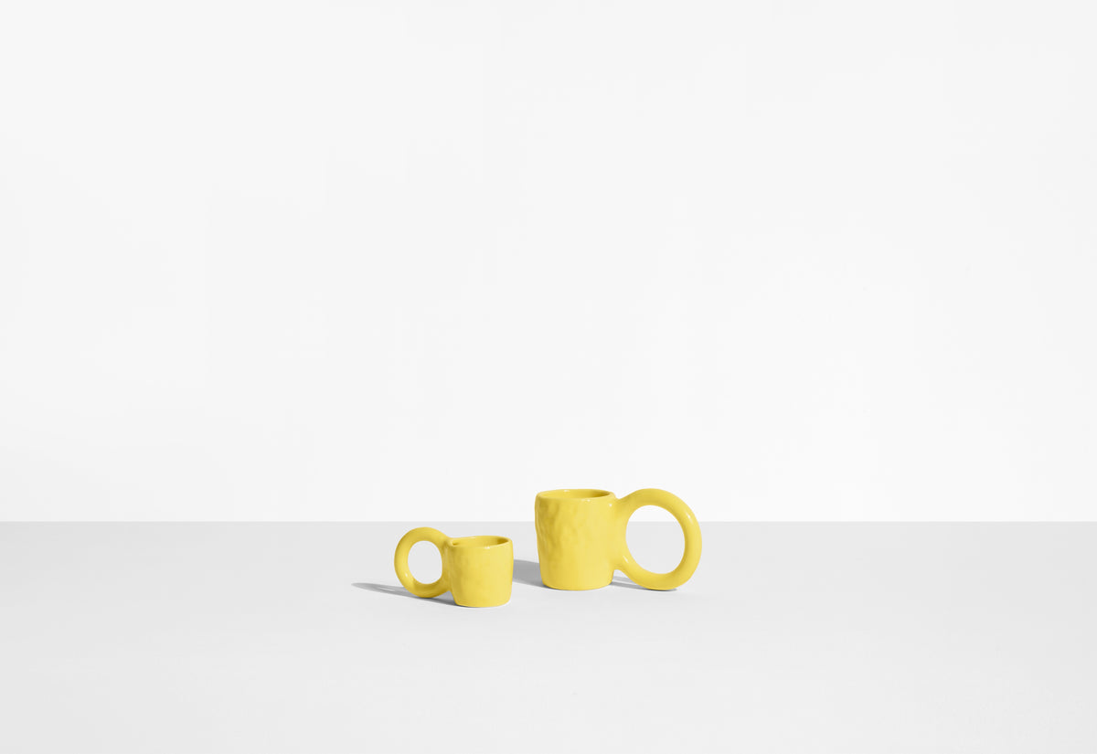 DONUT yellow espresso cup set