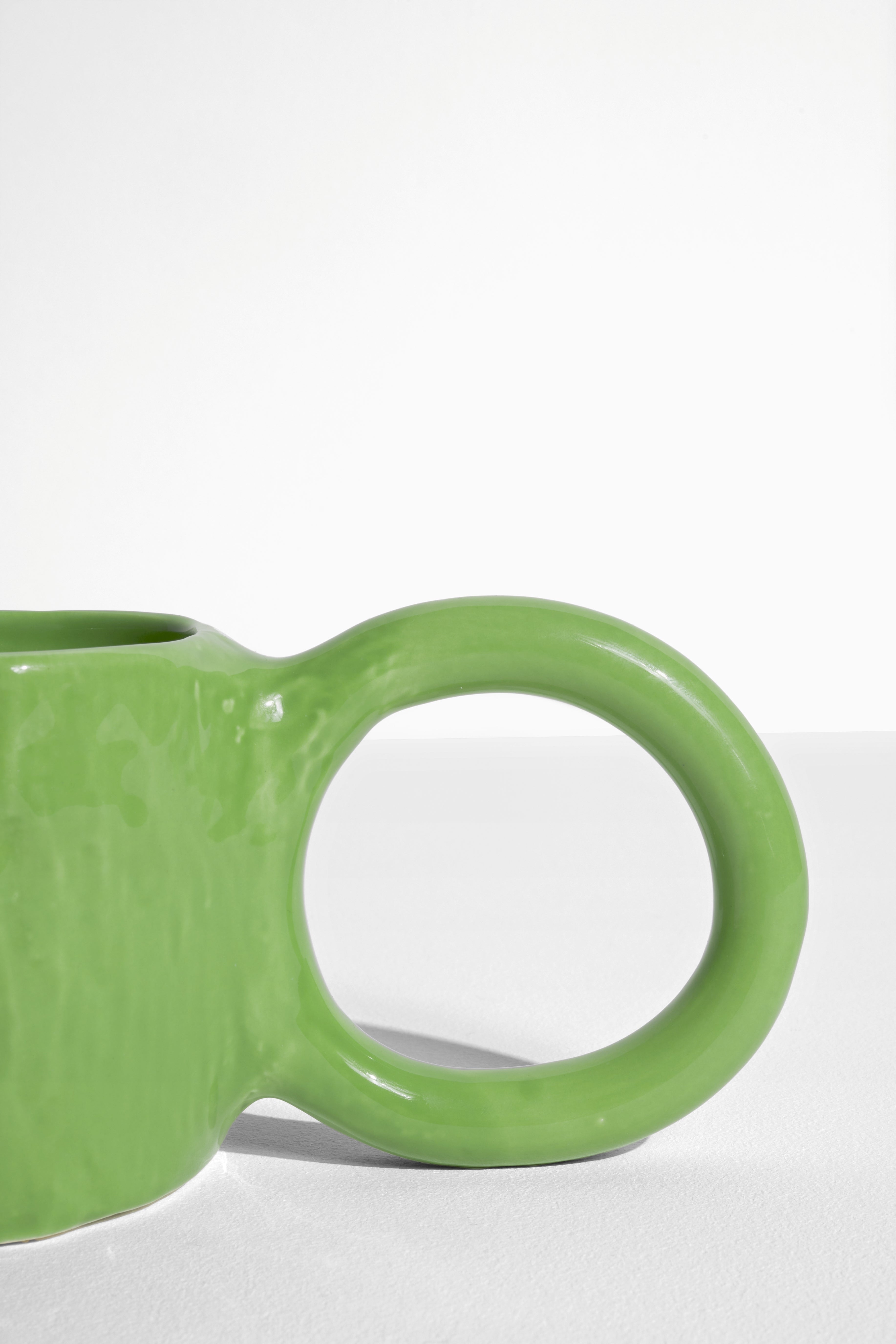 Green DONUT Mug