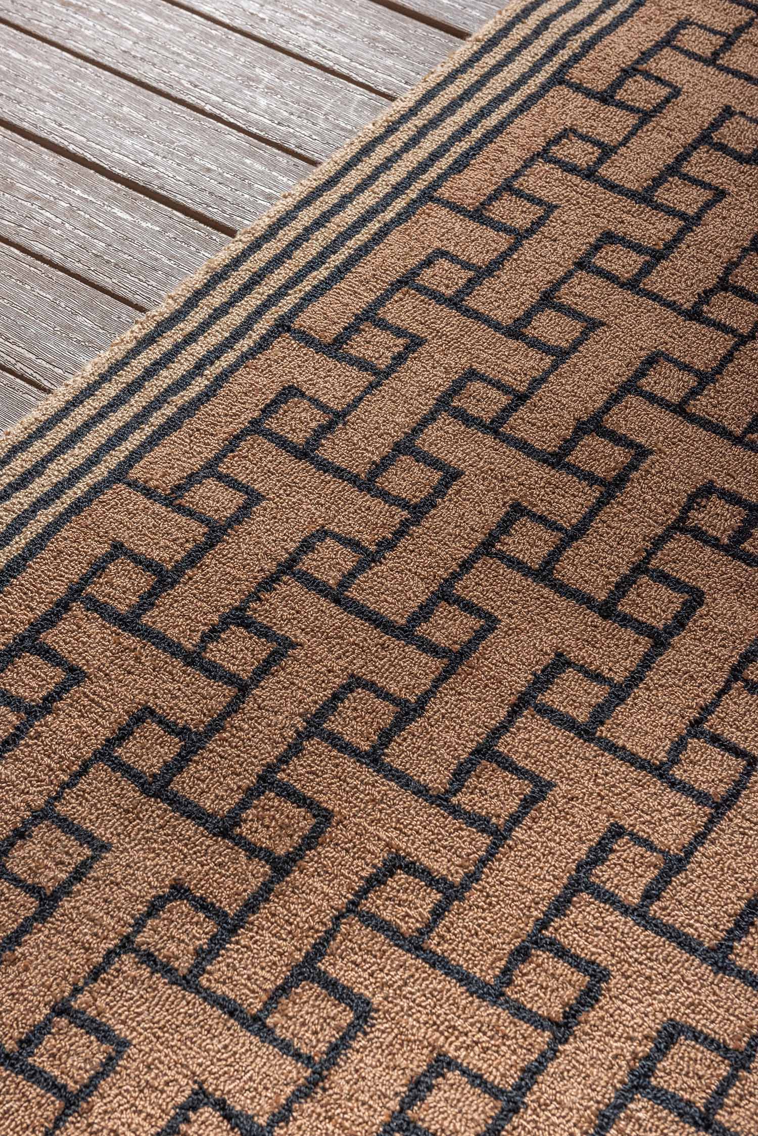 Dywan zewnętrzny T-MONOGRAM brązowy