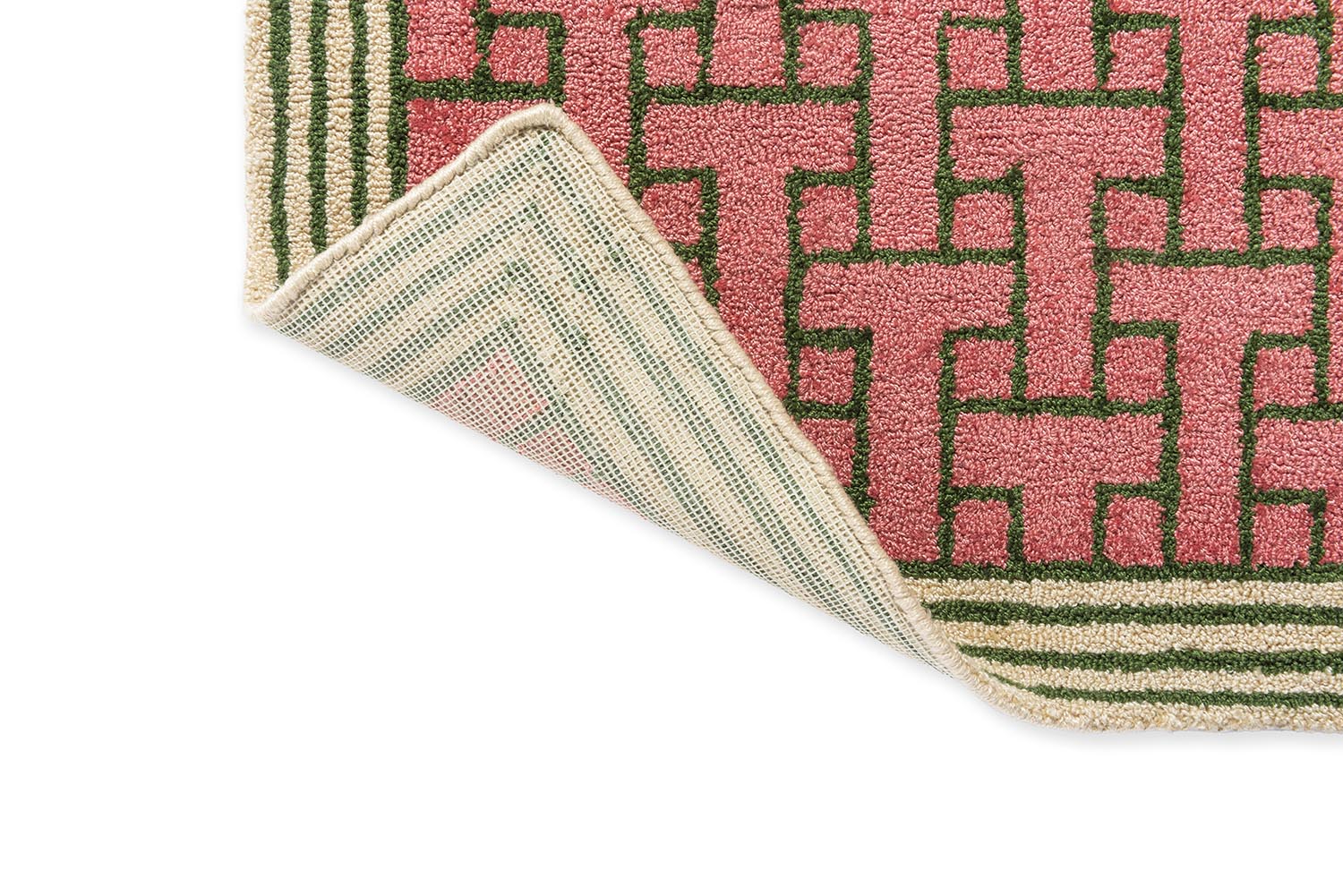 Dywan zewnętrzny T-MONOGRAM DUSTED różowy