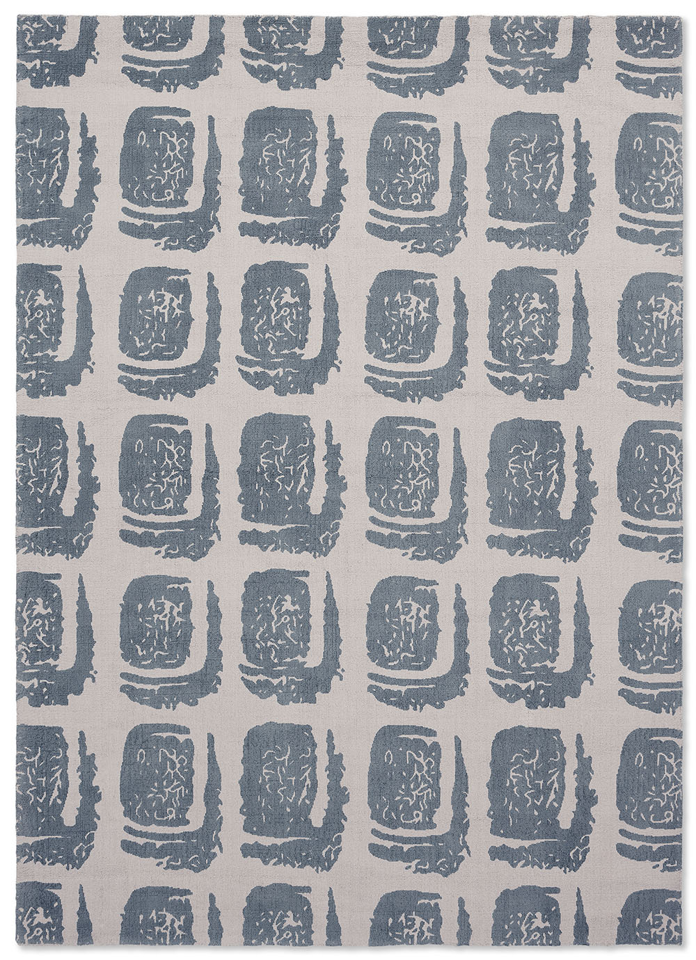 Dywan WOODBLOCK GREY beżowo-szary