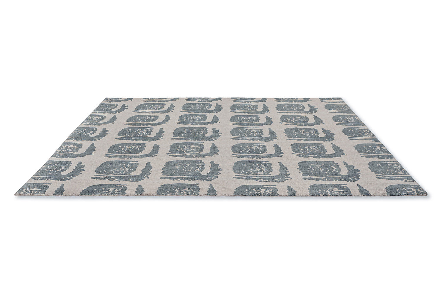 Dywan WOODBLOCK GREY beżowo-szary