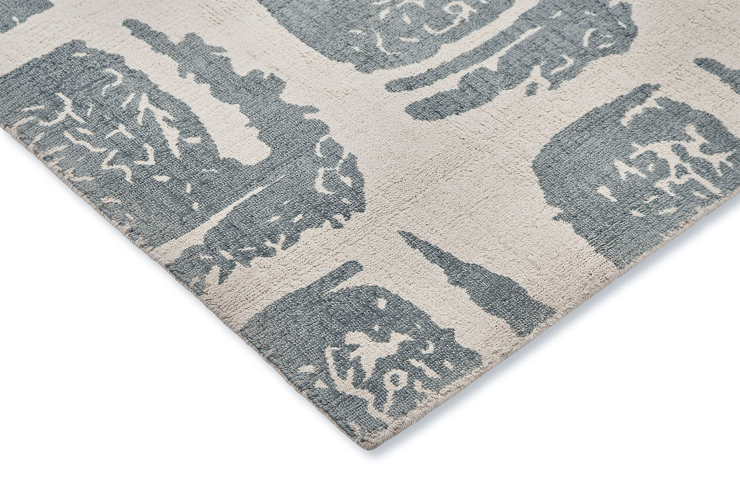 Dywan WOODBLOCK GREY beżowo-szary