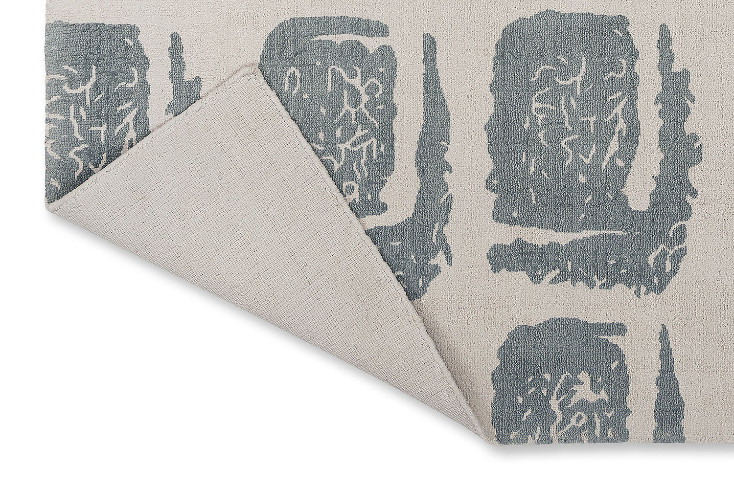 Dywan WOODBLOCK GREY beżowo-szary