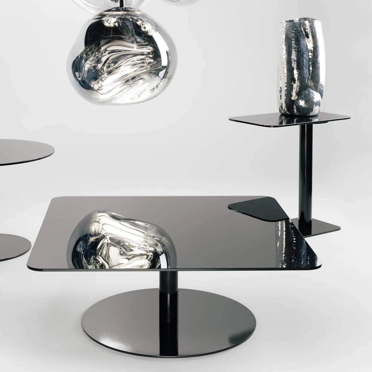 Flash coffee table black base
