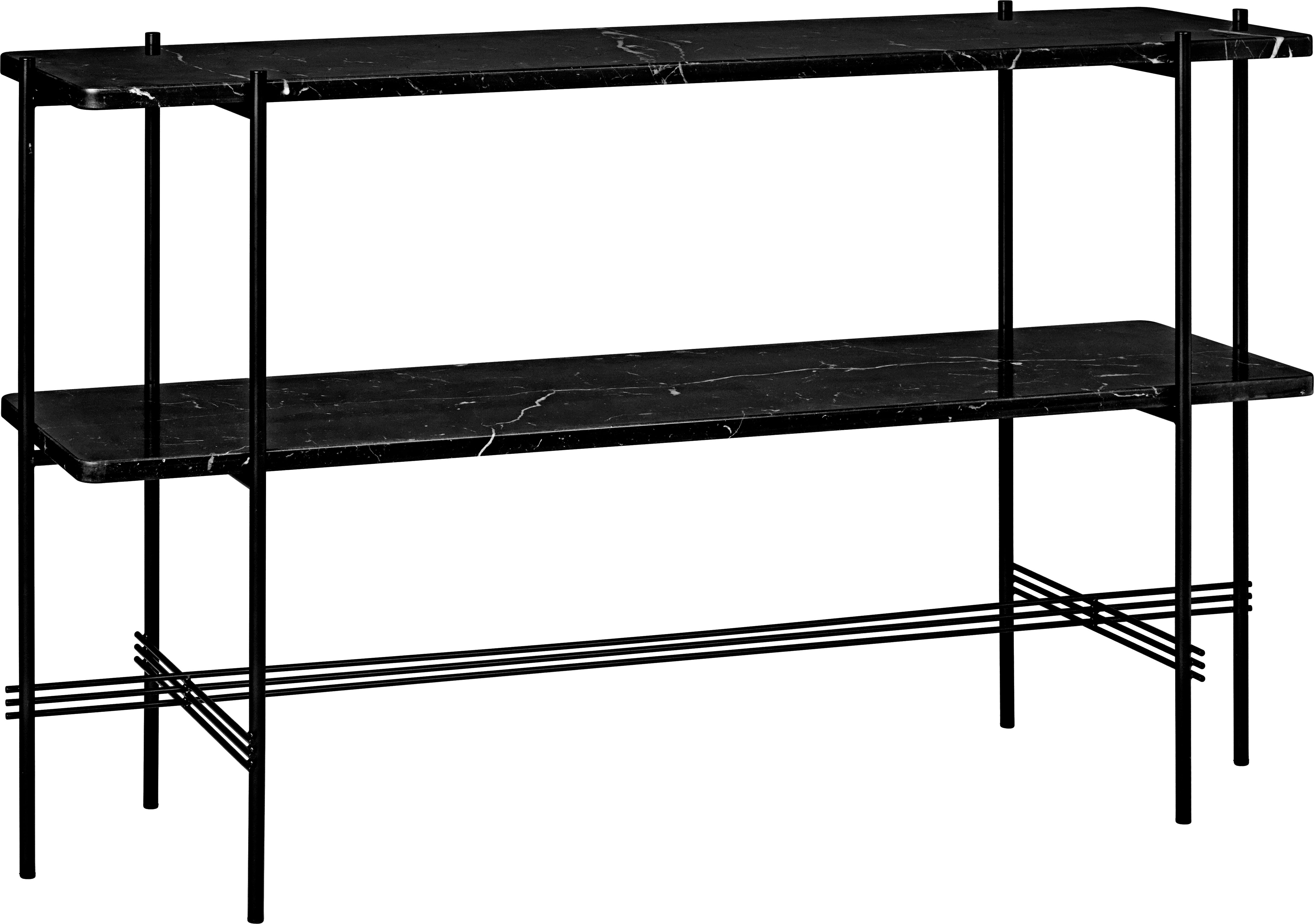 TS console black marble with black base