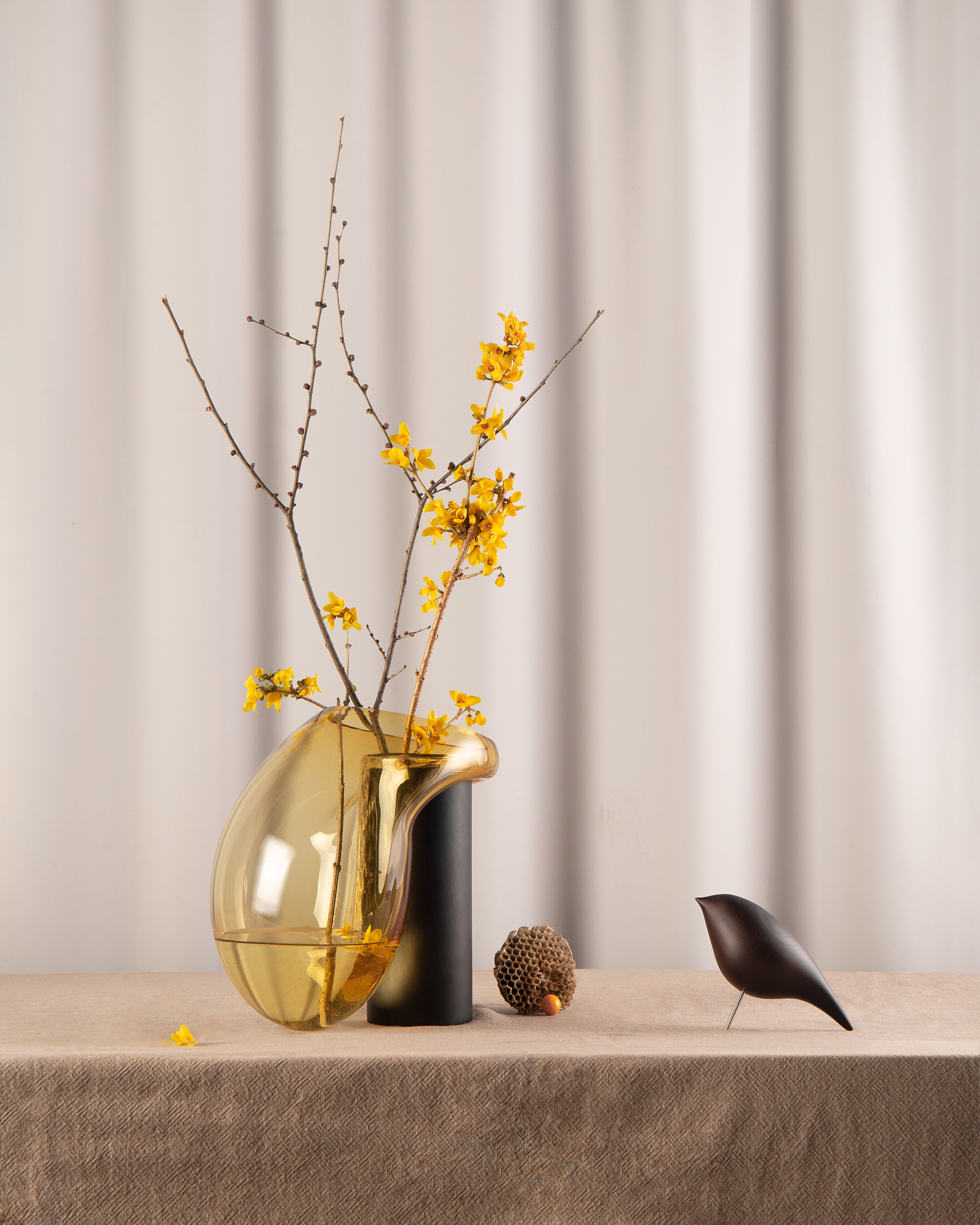 Decorative Figure TWEETY DECORATIVE BIRD black ash