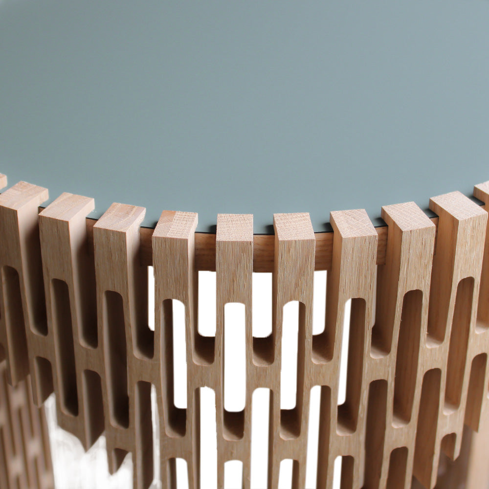 COLISÉE Coffee Table in Light Oak Wood
