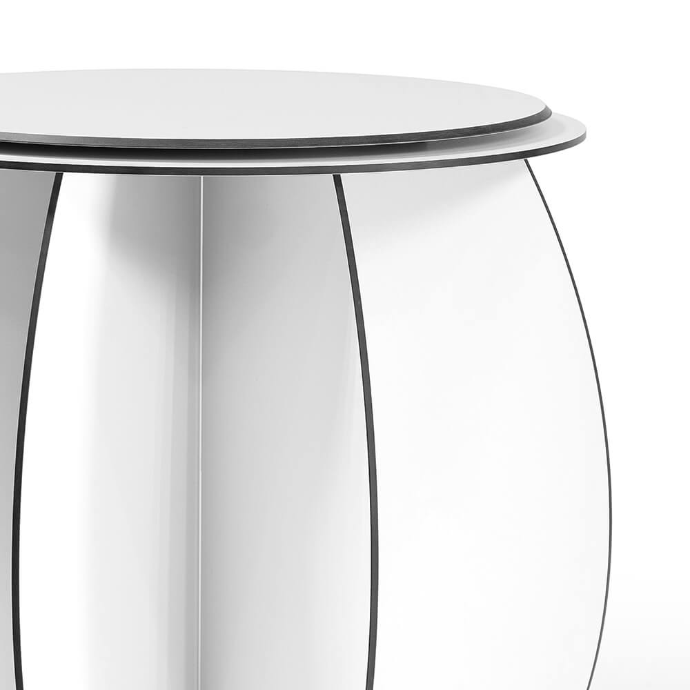 GARDENIA White Garden Stool