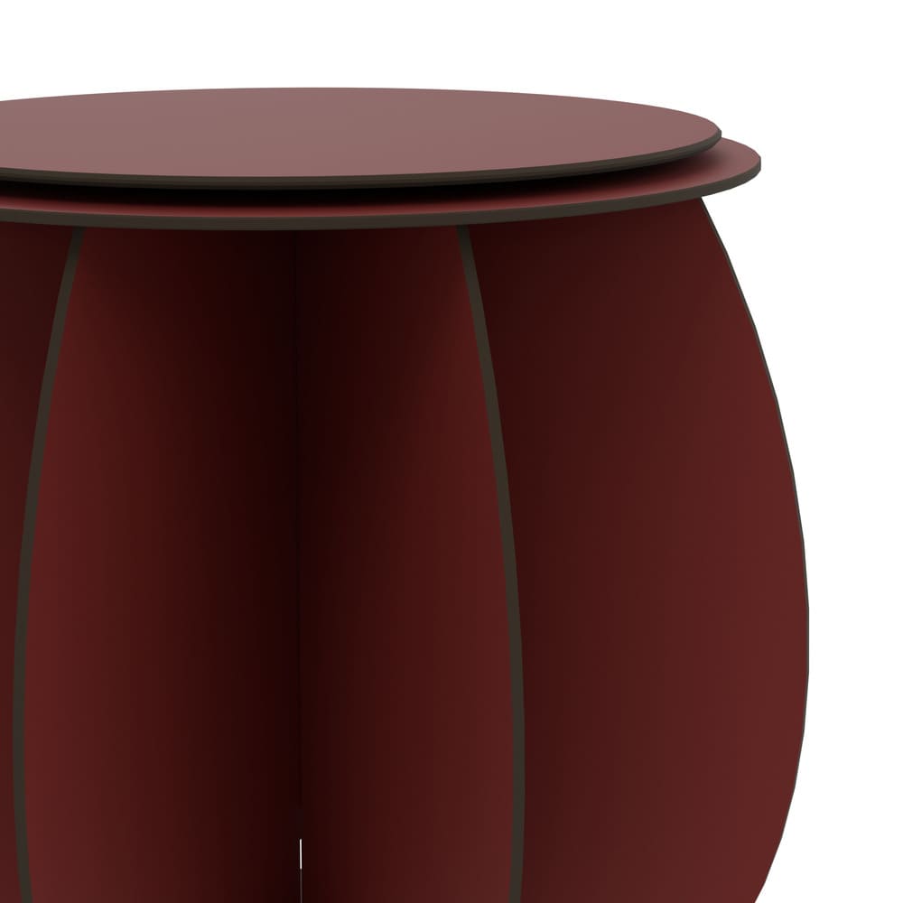 GARDENIA Red Garden Stool