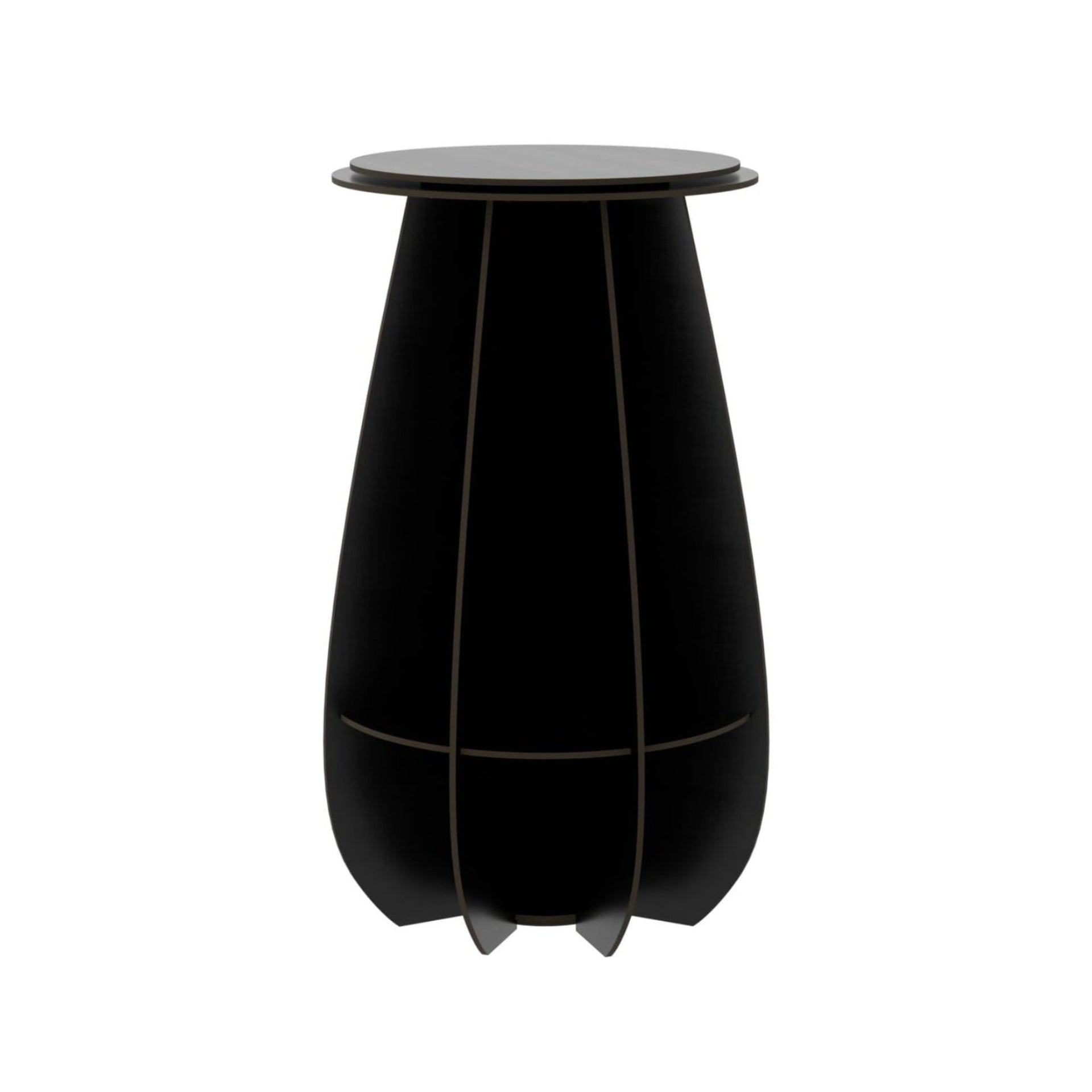 GARDENIA Black Garden Stool
