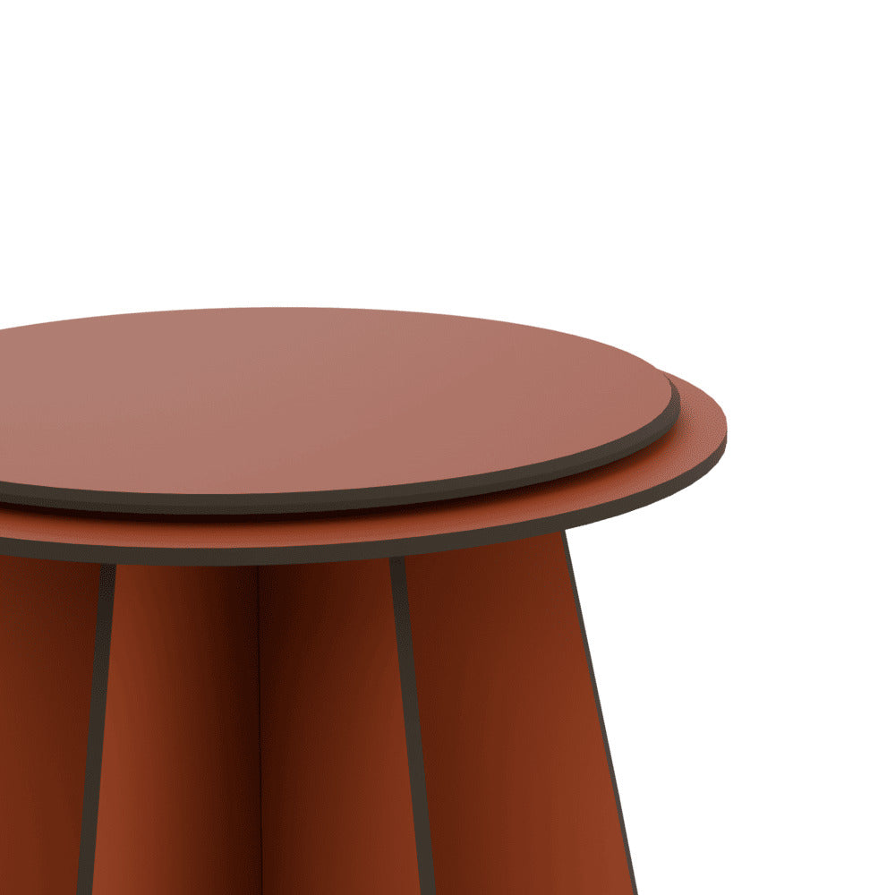 GARDENIA Orange Garden Stool