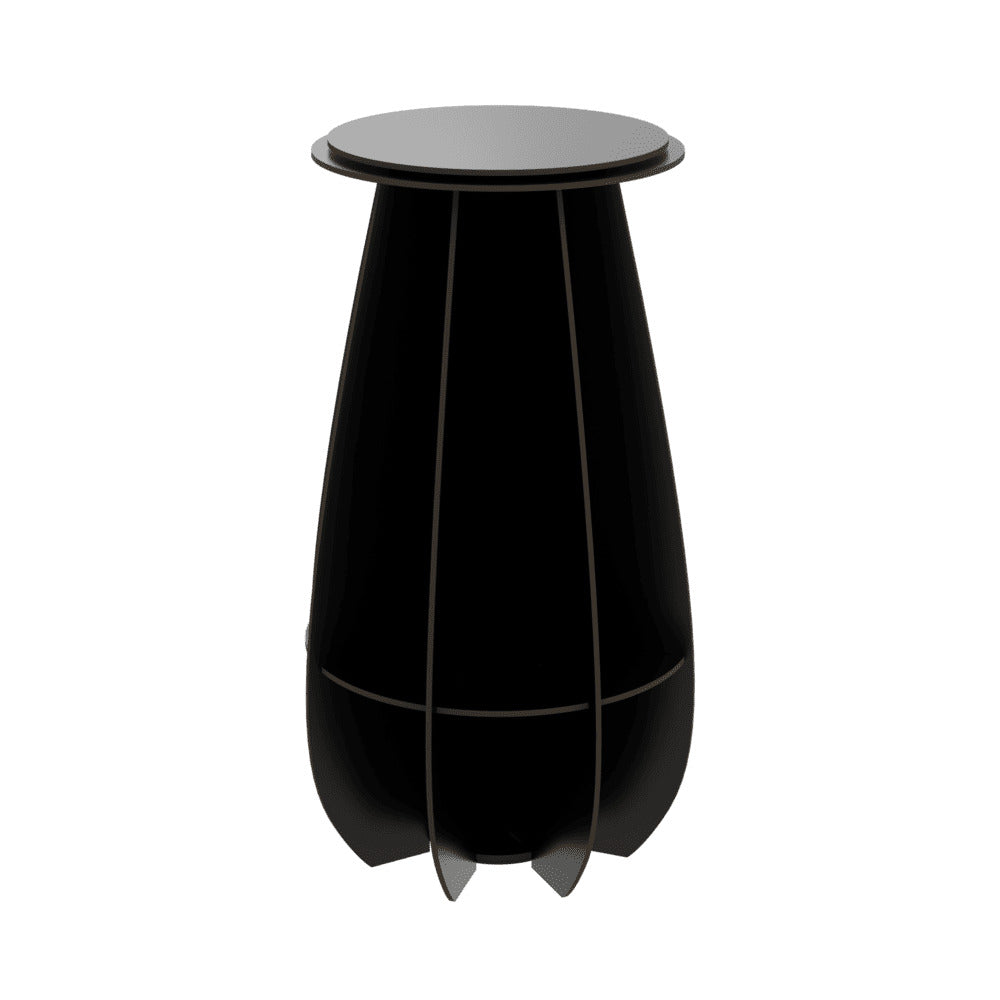 GARDENIA Black Garden Stool