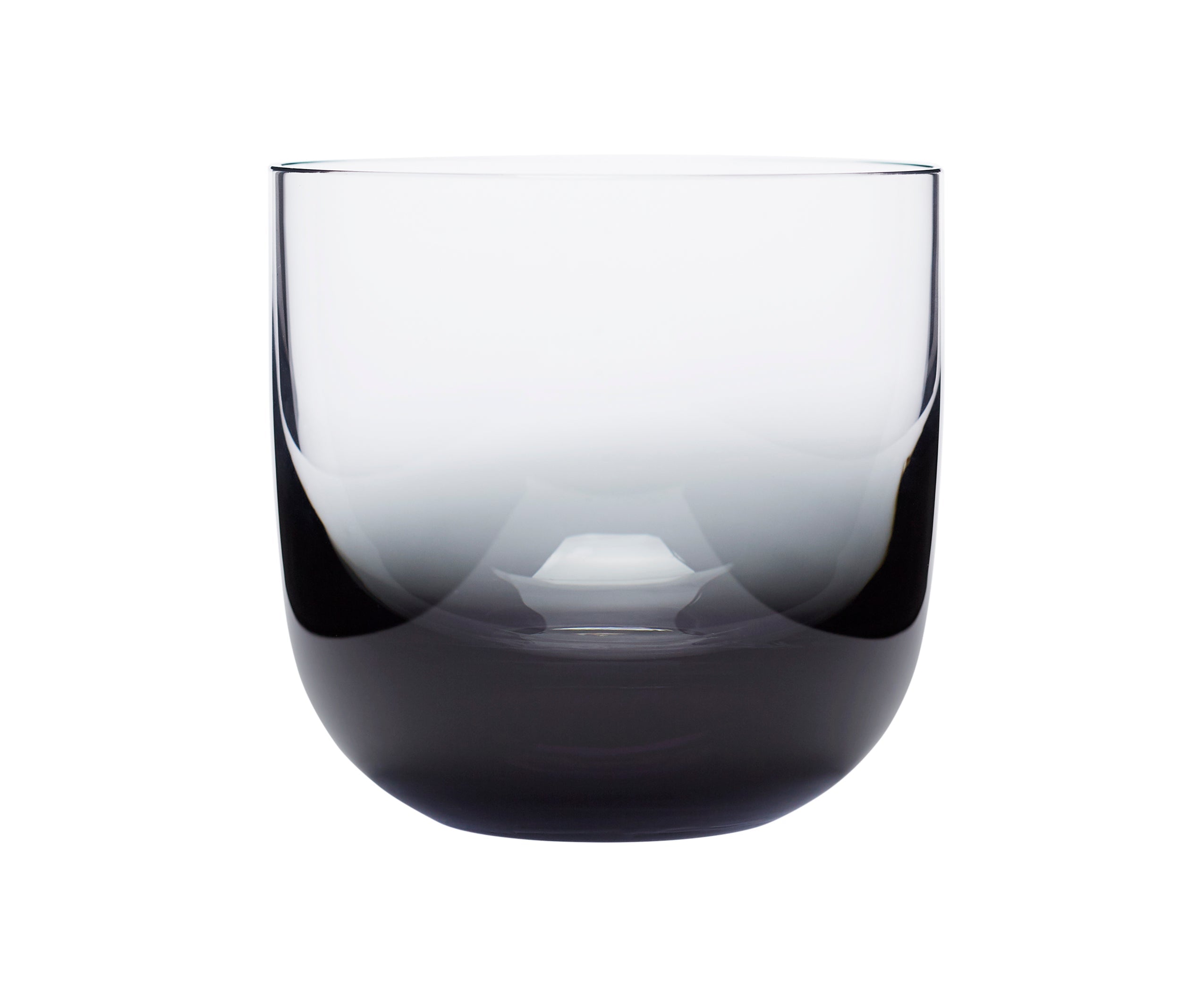 Set of whiskey glasses tank black glass