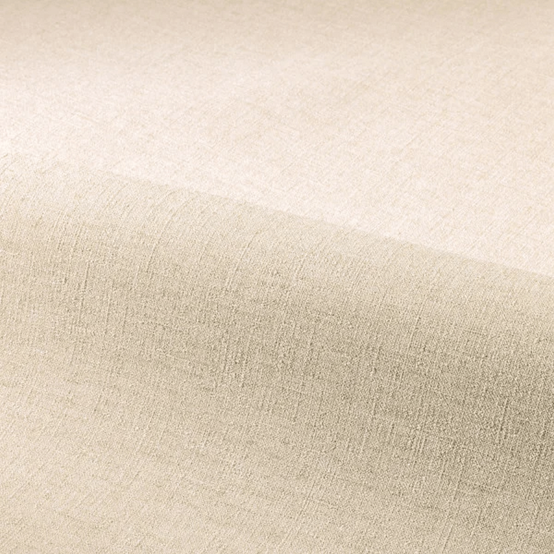Structural vinyl wallpaper resembling linen canvas LINA - IVORY light beige