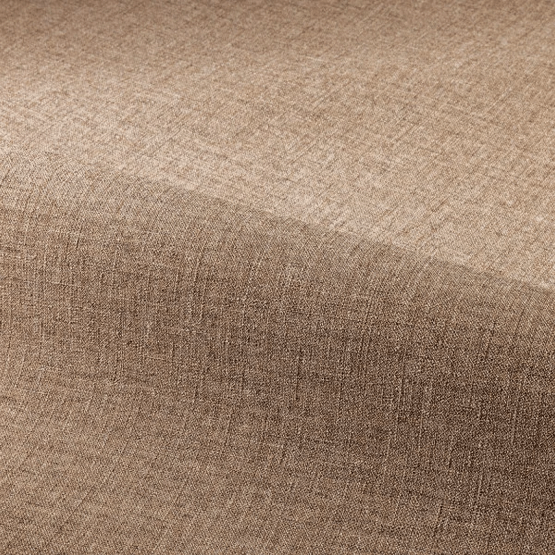 Structural vinyl wallpaper imitating linen canvas LINA - TABAC warm brown