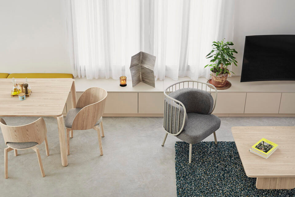 The Atlas Veneer and Solid Wood Folding Table