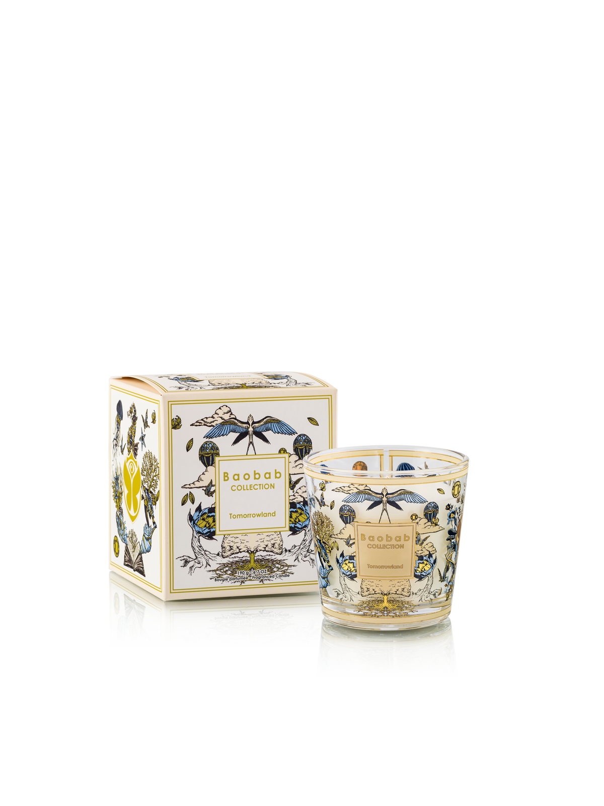 Scented candle TOMORROWLAND pear, lily of the valley, and moss