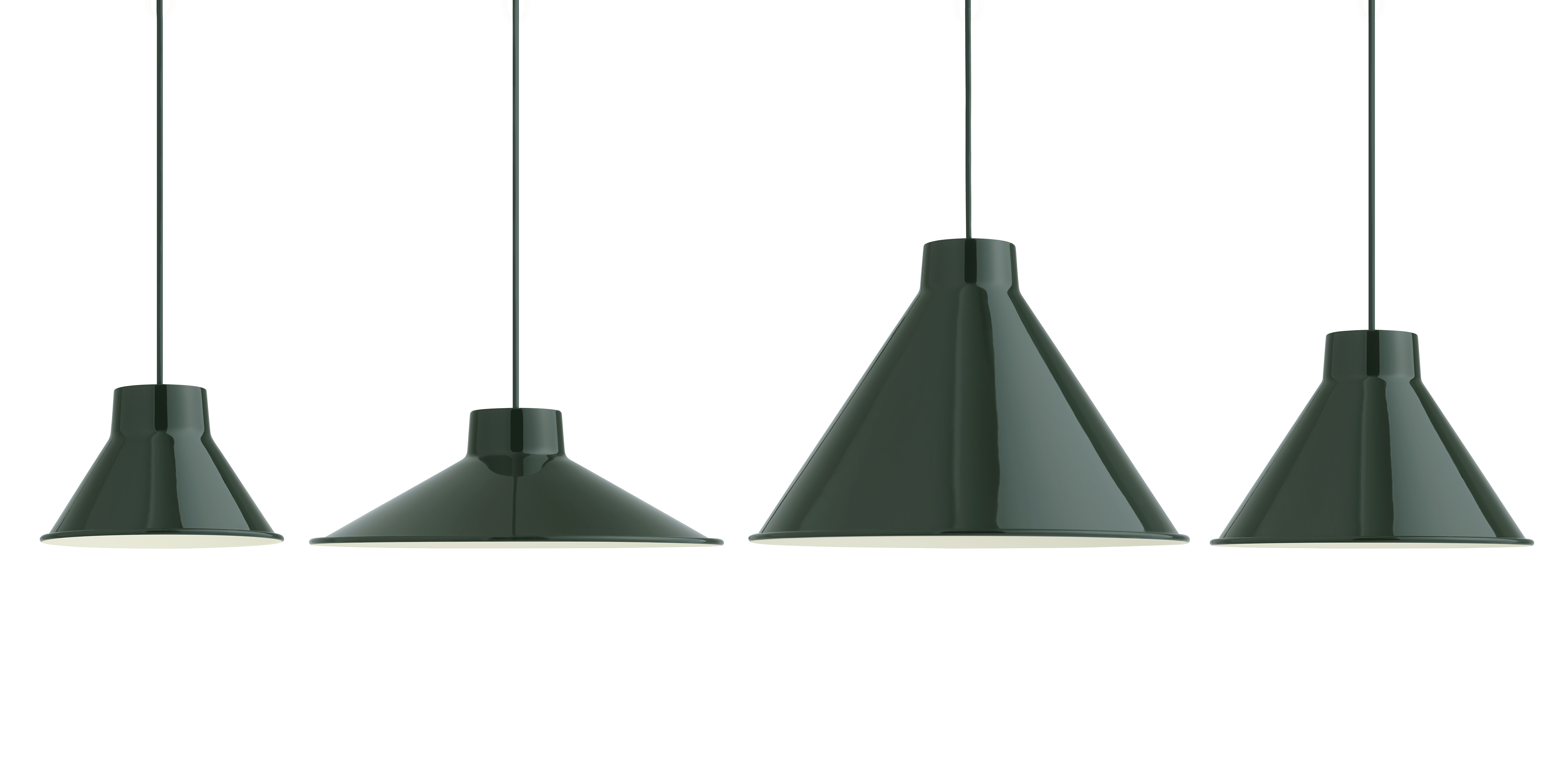 TOP dark green pendant lamp