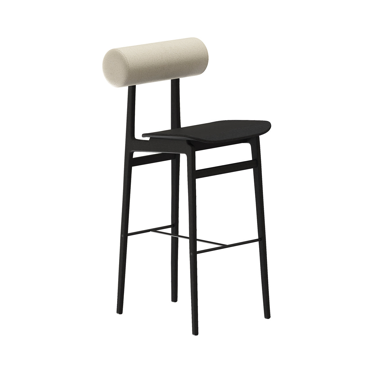 Personalized TOTEM Stool with Wooden Base