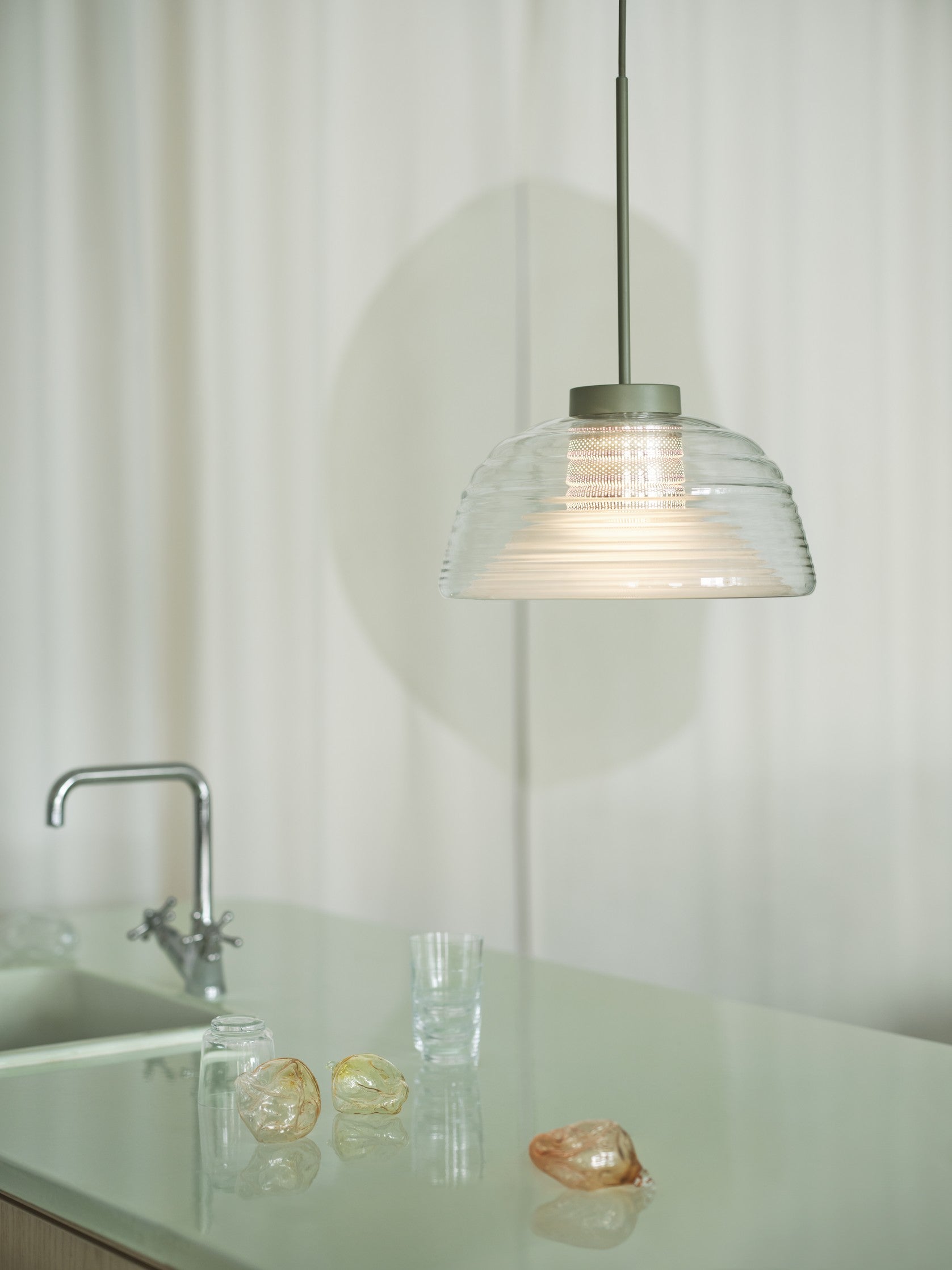 TWO-LAYER Pendant Lamp Olive