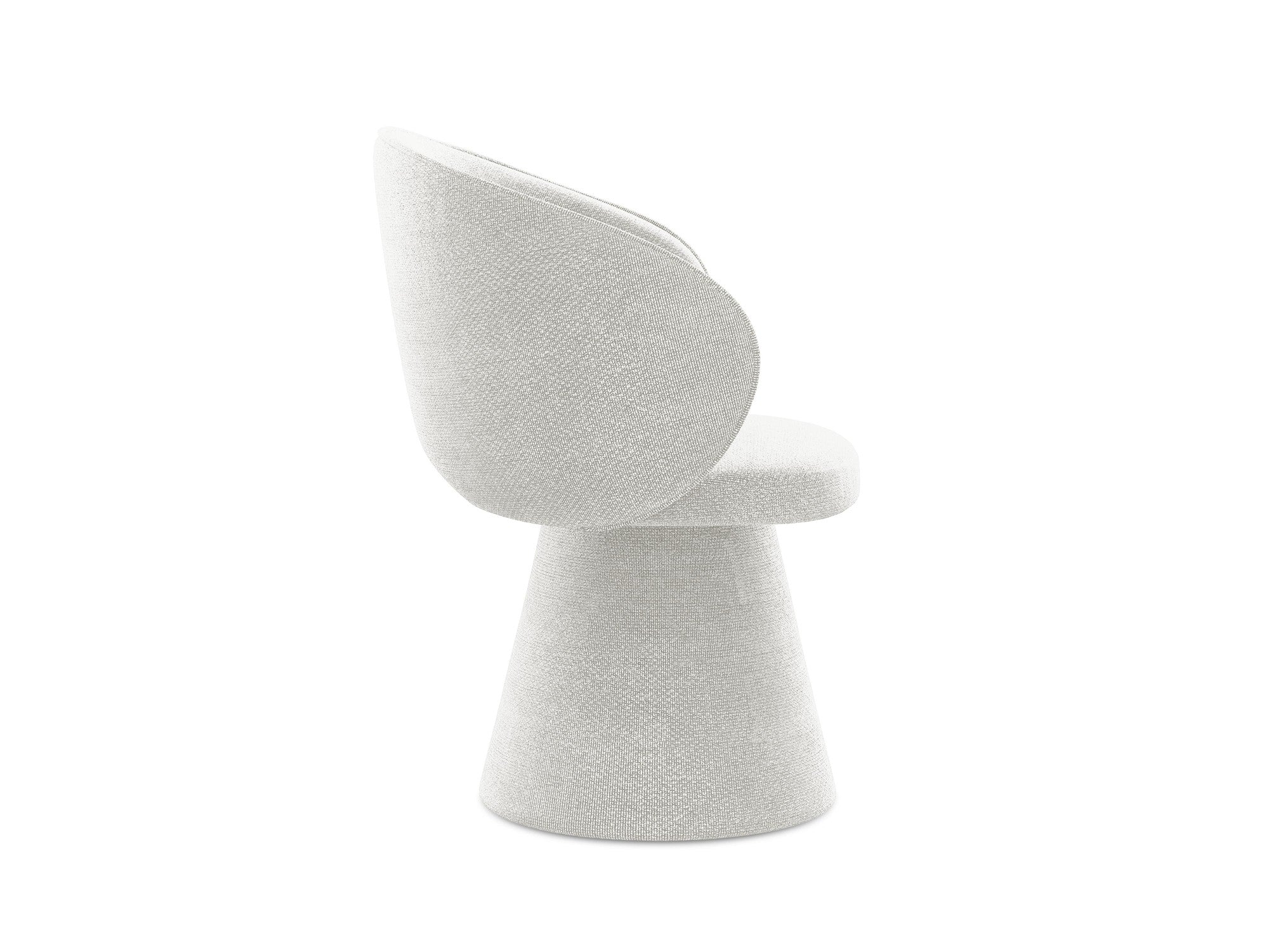 UALA Chair White Boucle
