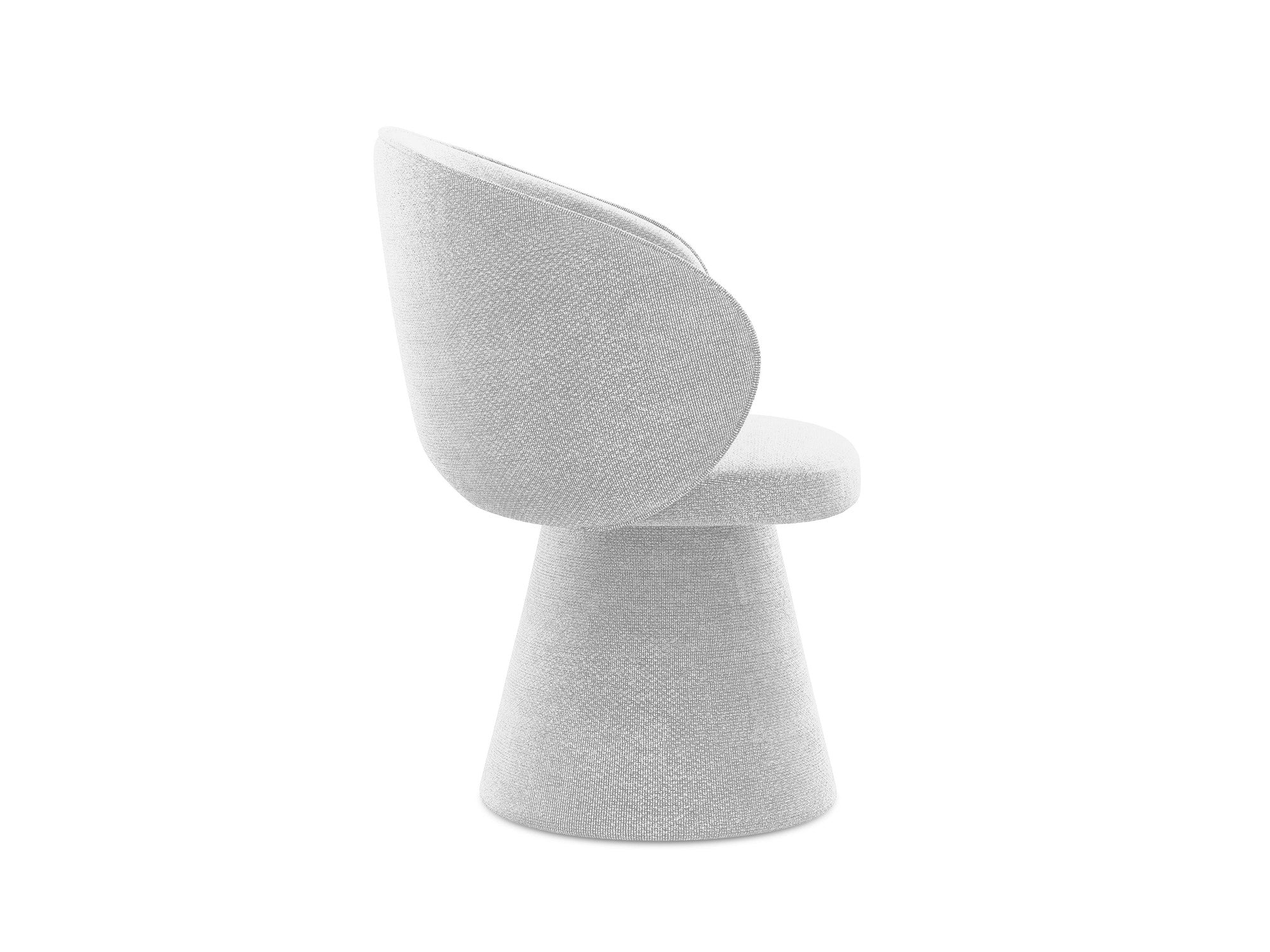 UALA Chair Silver Boucle