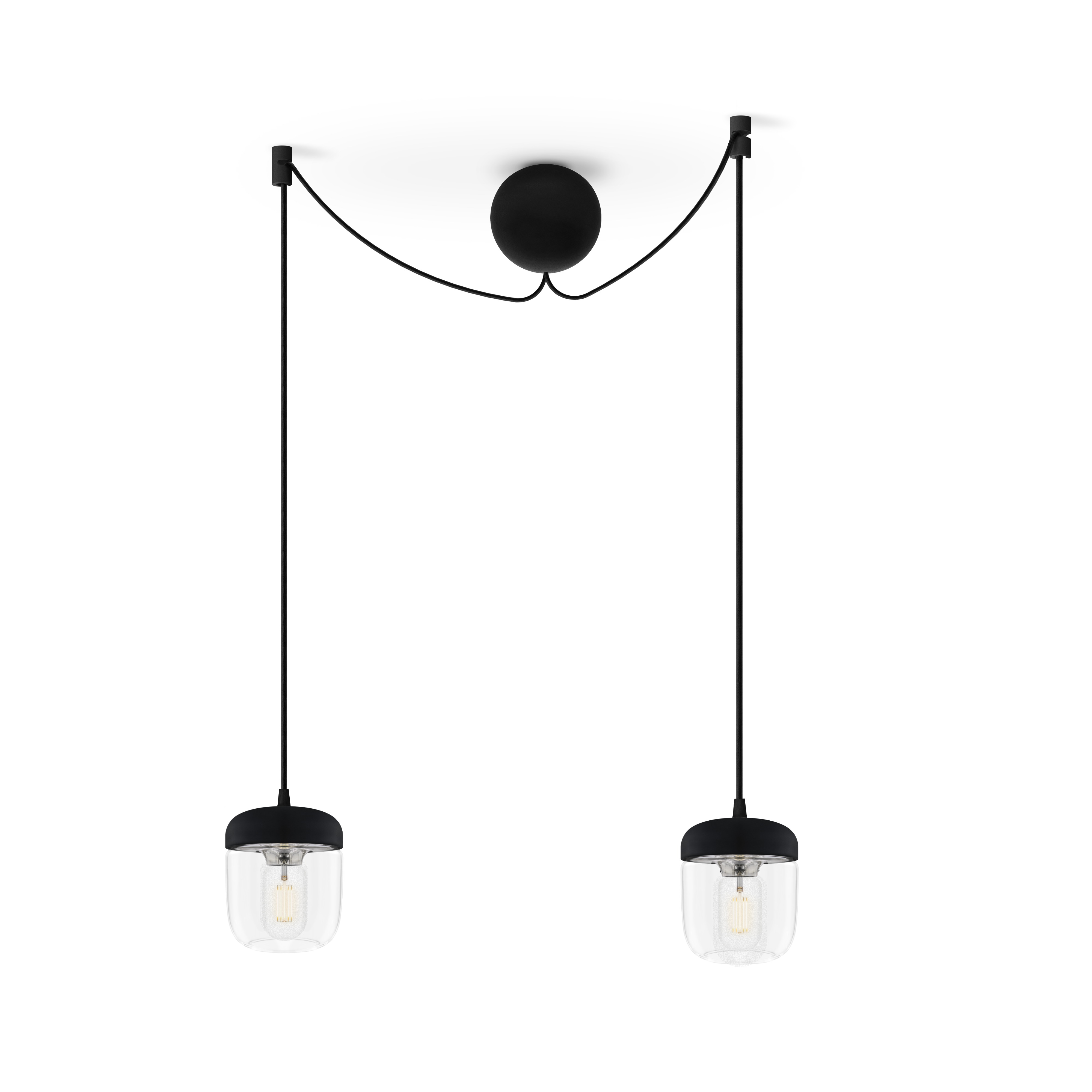 Klosz ACORN czarno srebrny [Amelia] UMAGE    Eye on Design