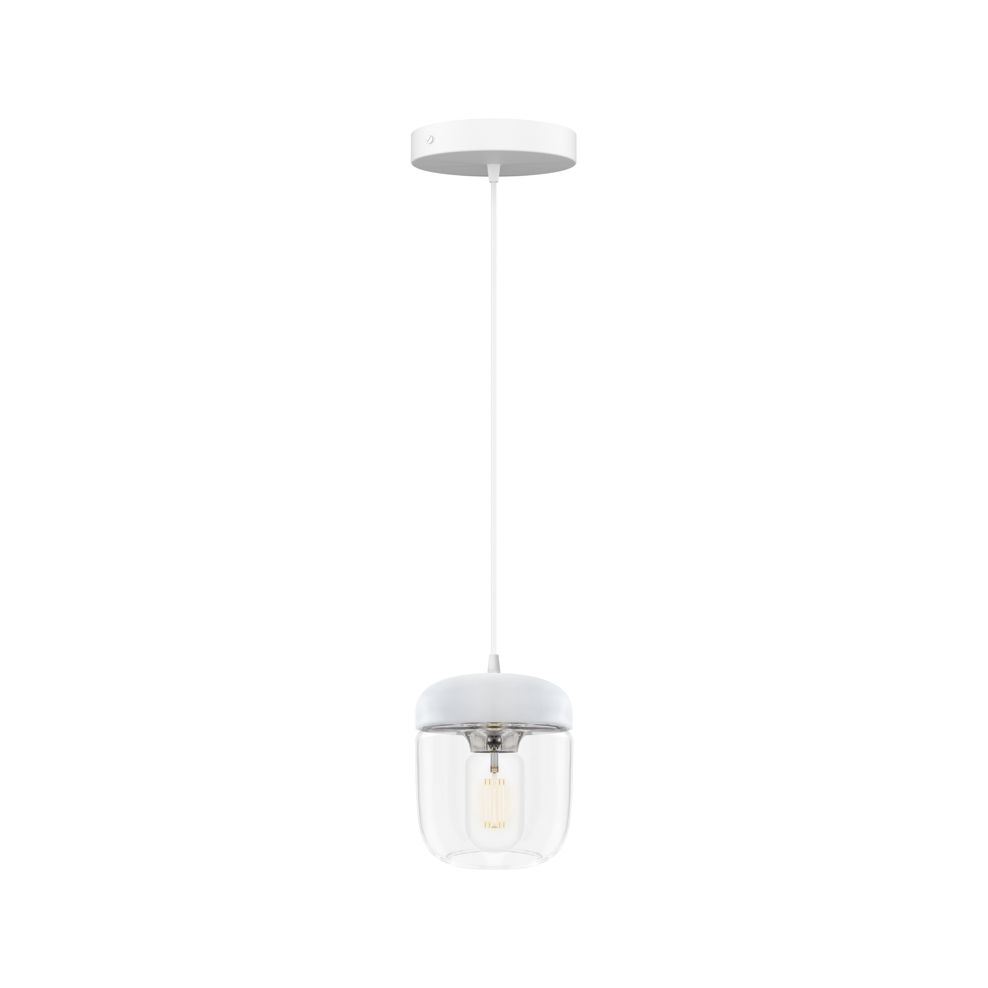 Klosz ACORN biało srebrny [Amelia] UMAGE    Eye on Design