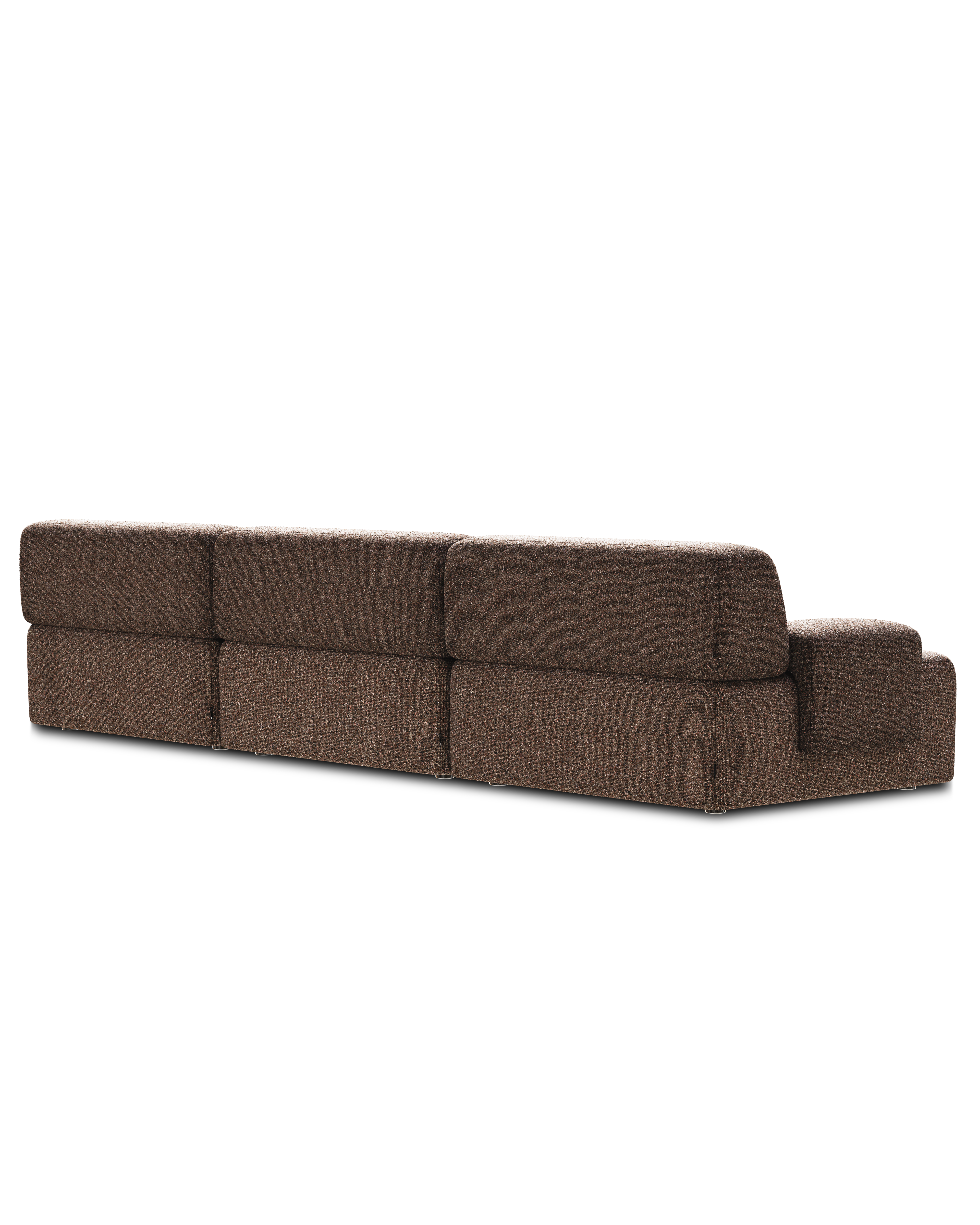 Modulsofa 3-Sitzer UMI braun [Amelia]