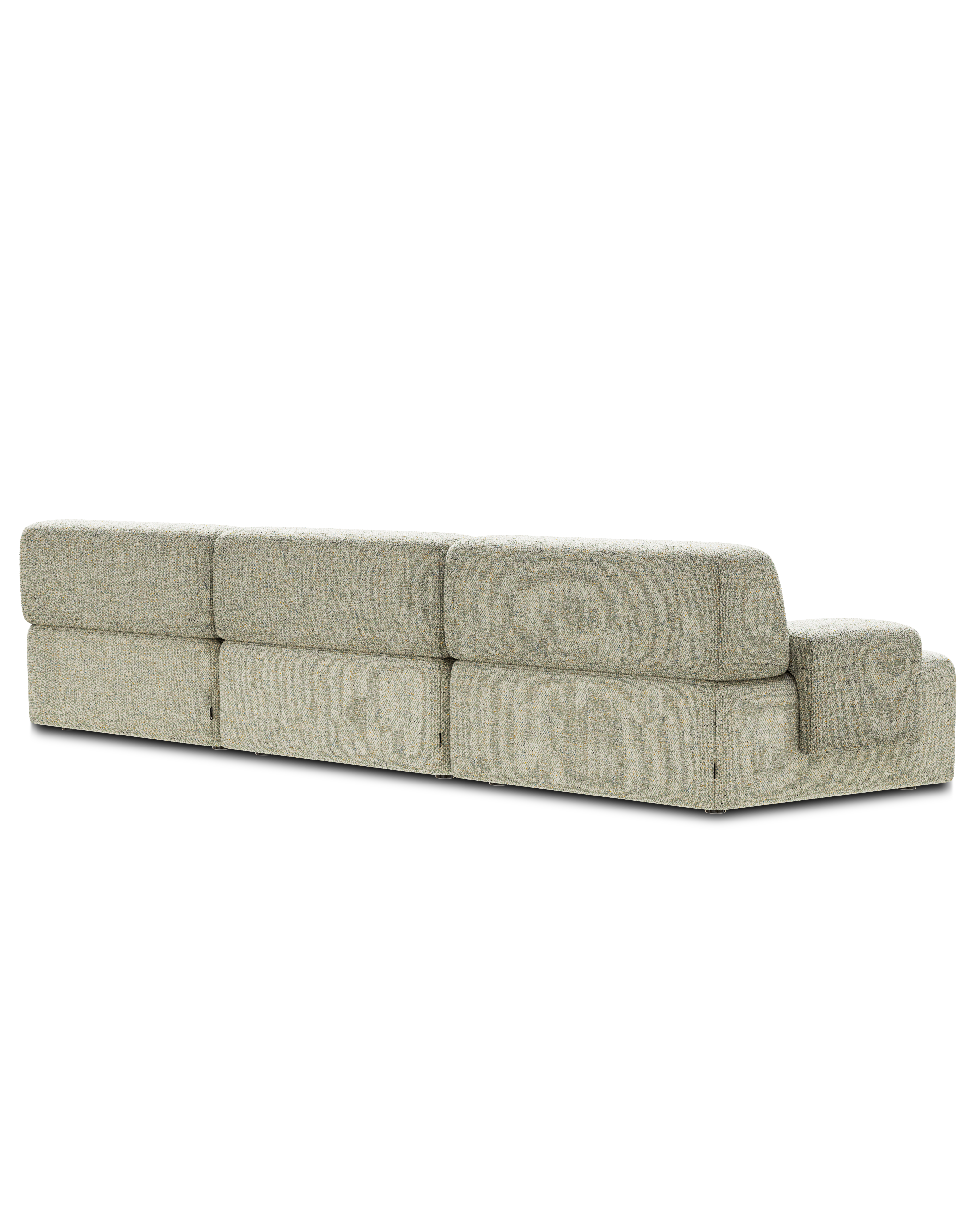 Modulares 3-Sitzer-Sofa UMI hellgrün [Amelia]