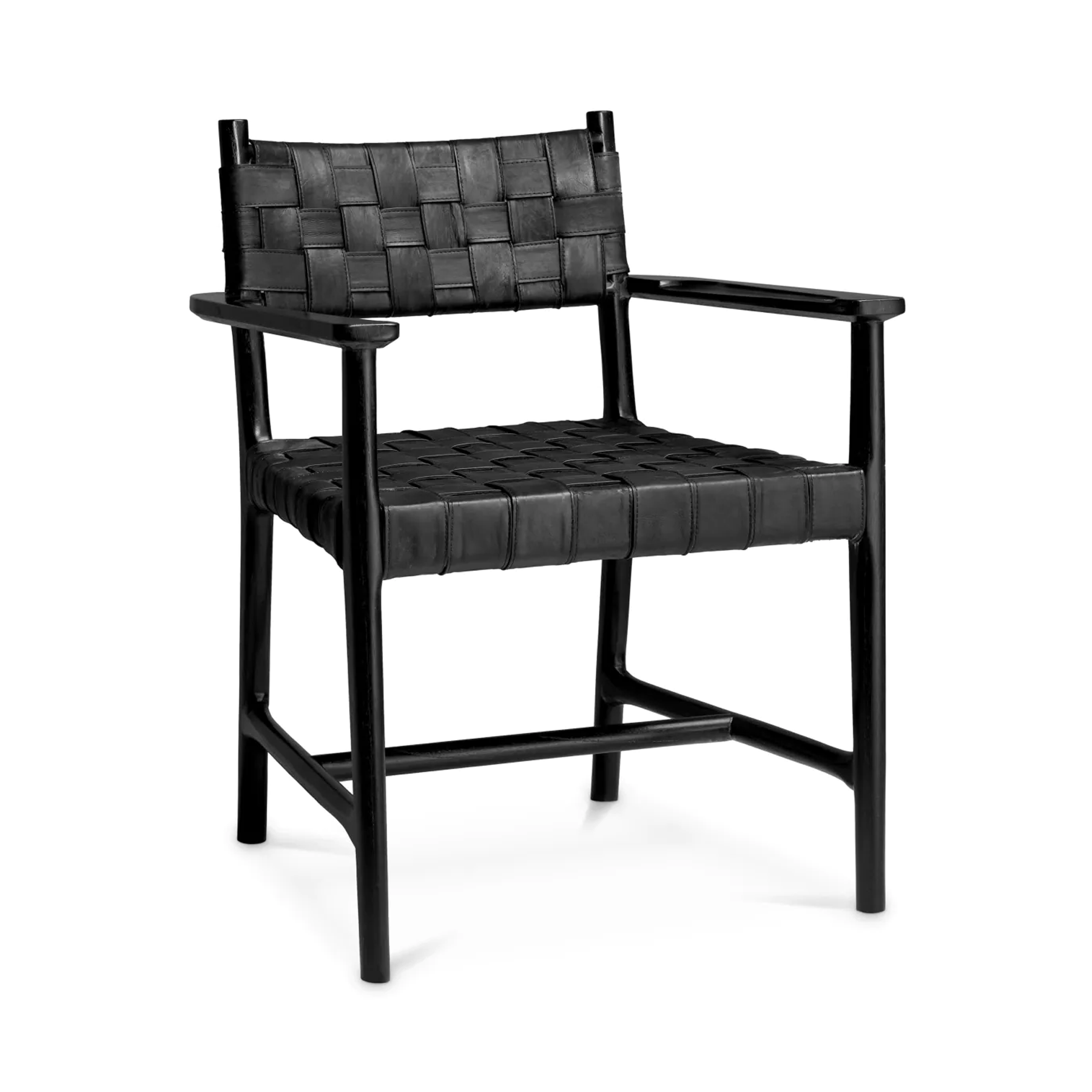 Chair with armrests Tiberio black [Ola] [Amelia SPR/improved description]