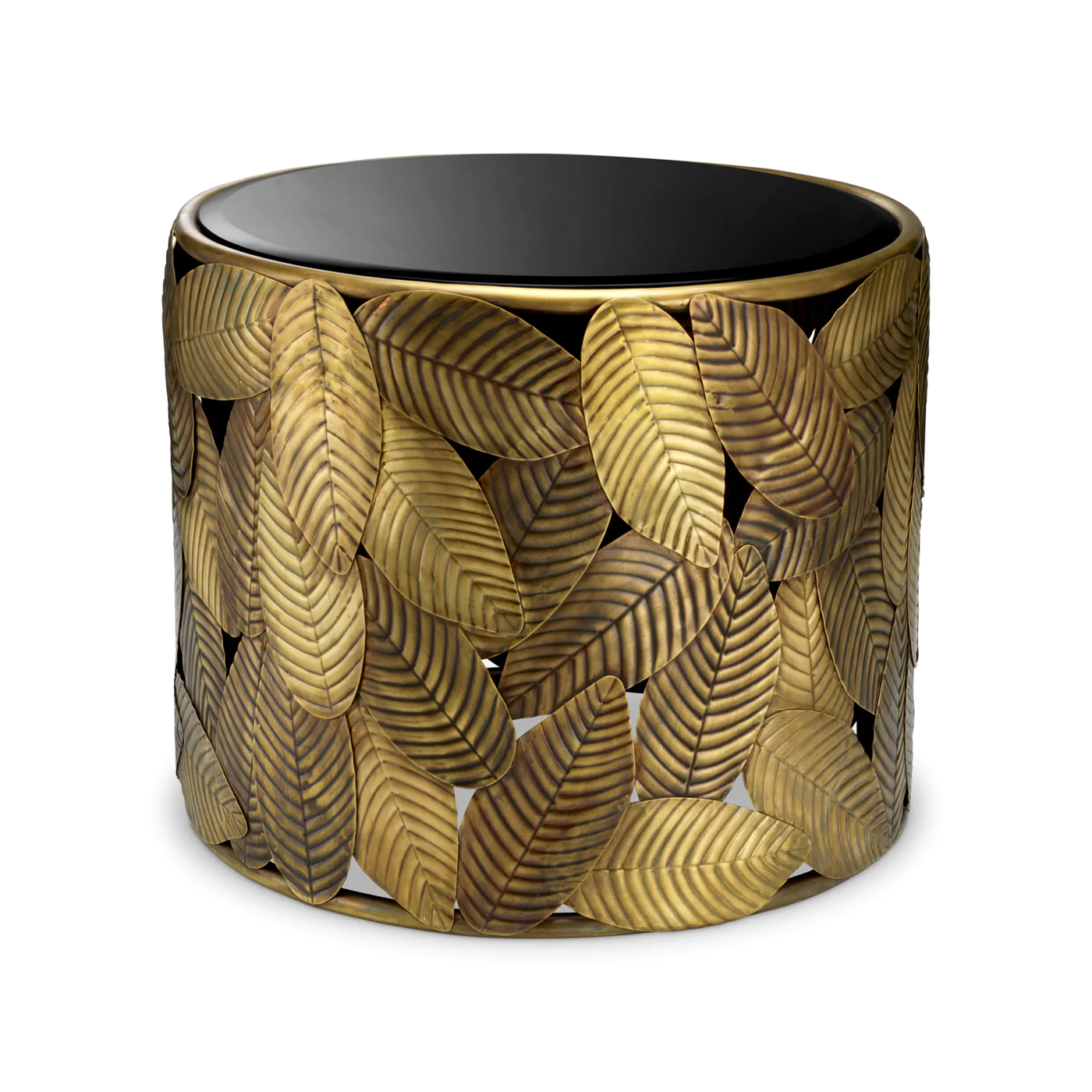 Botanico side table gold base