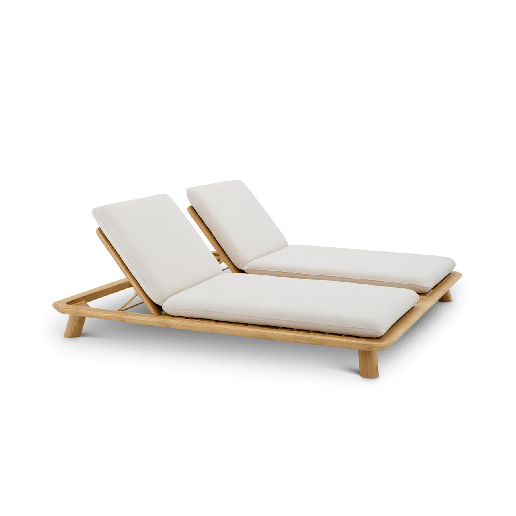 Garden deckchair weston wood teke [Ola] [Amelia SPR/improved description]