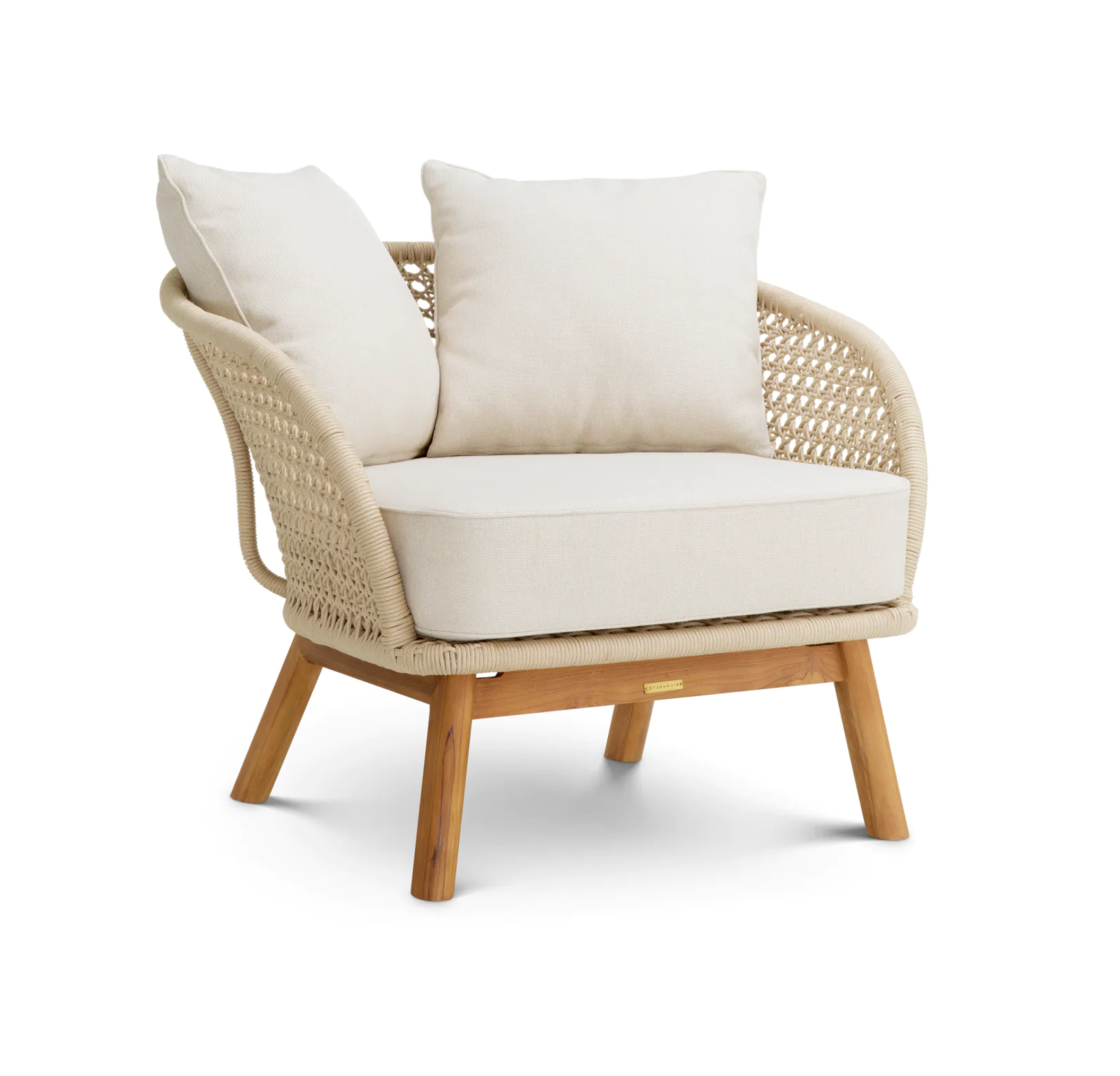 Trinity garden chair cream rattan