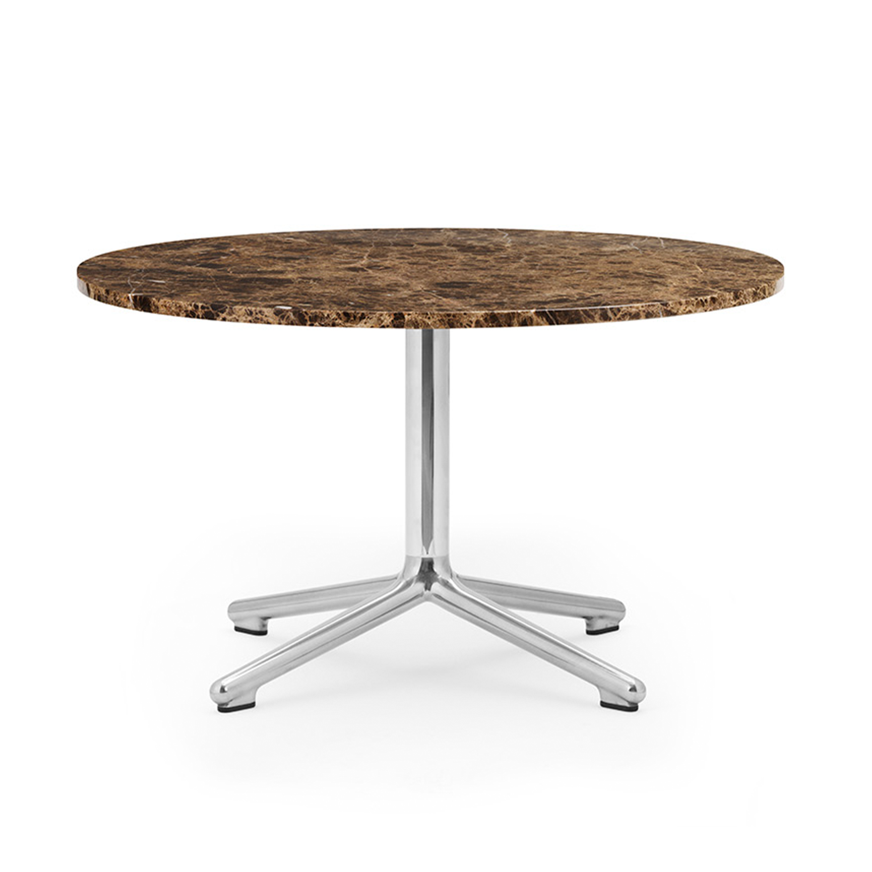 Coffee table Lunar Marble top with an aluminum base [OLA] [Amelia SPR]