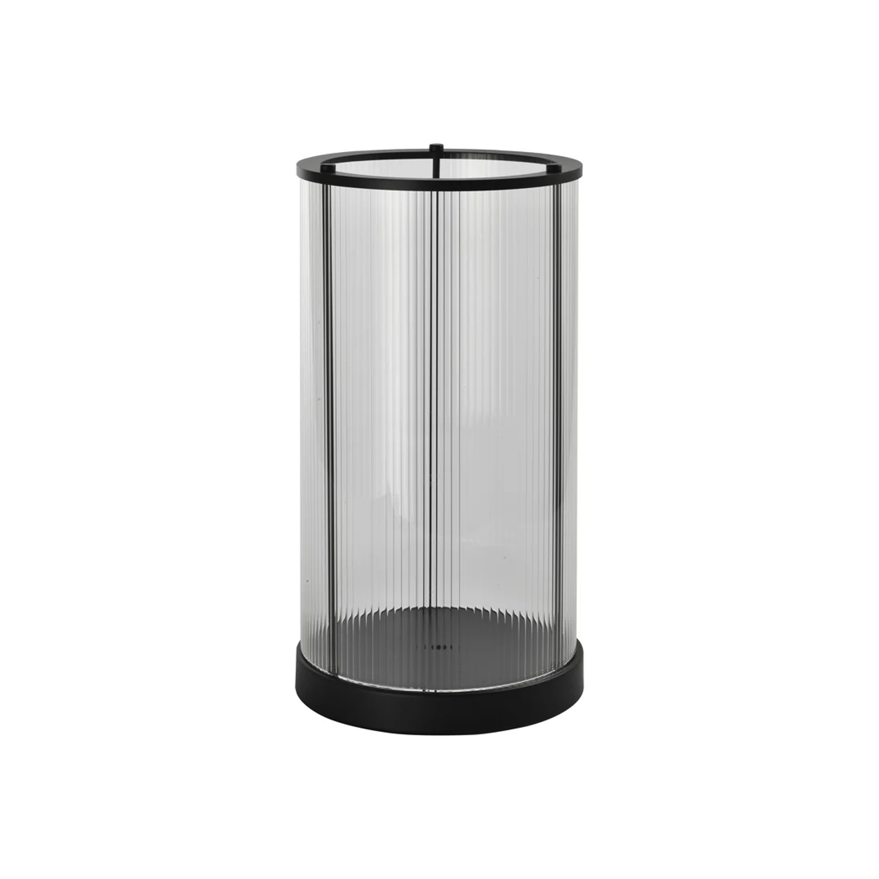 Dyeene candlestick glass with black finish