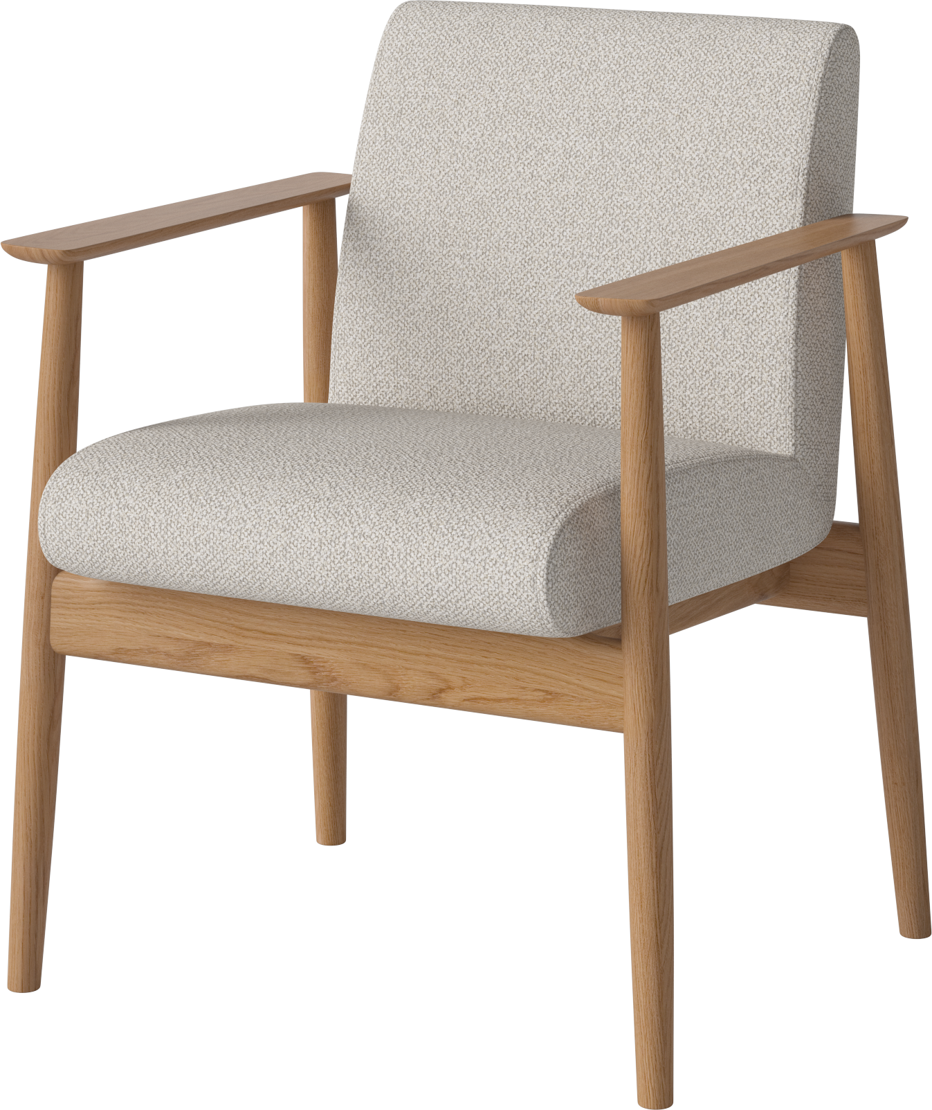 Chair with armrests Visti Basis of oak wood