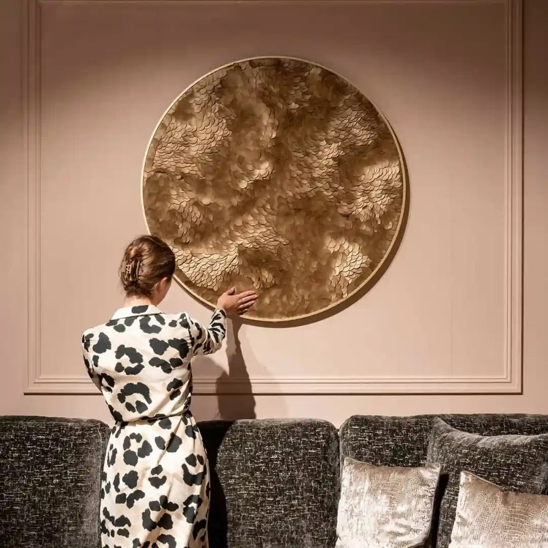 BLOOM gold wall decoration