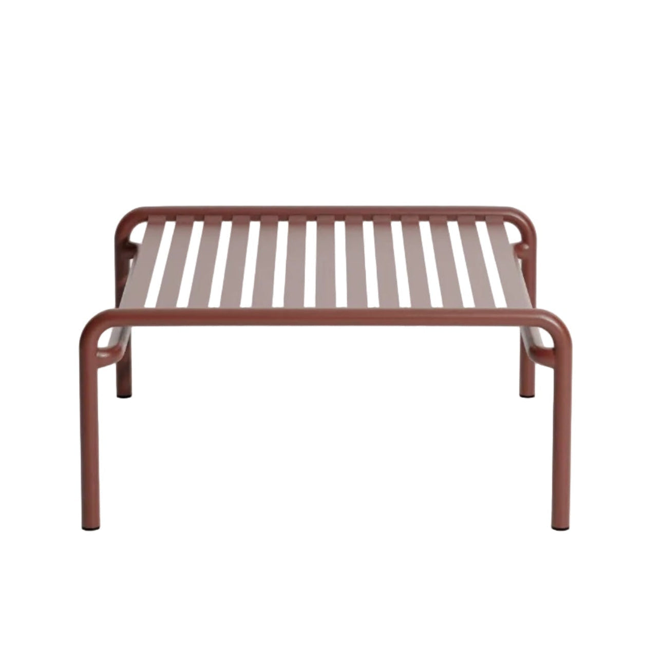 WEEK-END Square Outdoor Coffee Table in Red-Brown