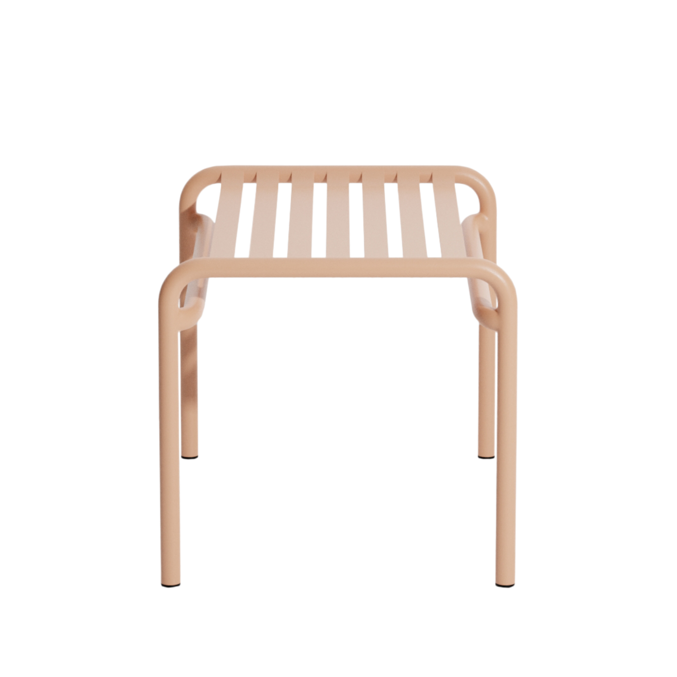 WEEK-END garden footstool in pale pink
