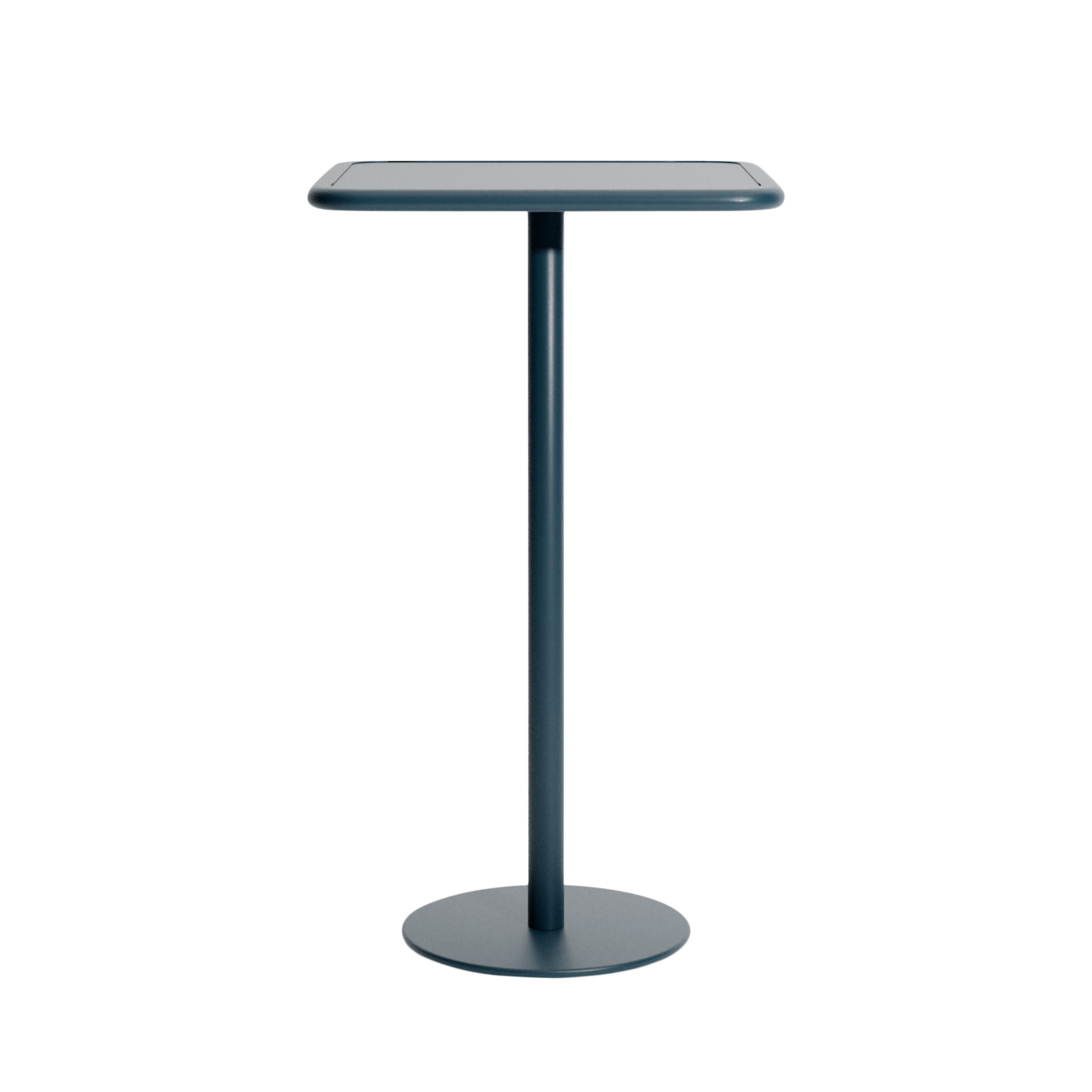 WEEK-END square garden table in gray-blue
