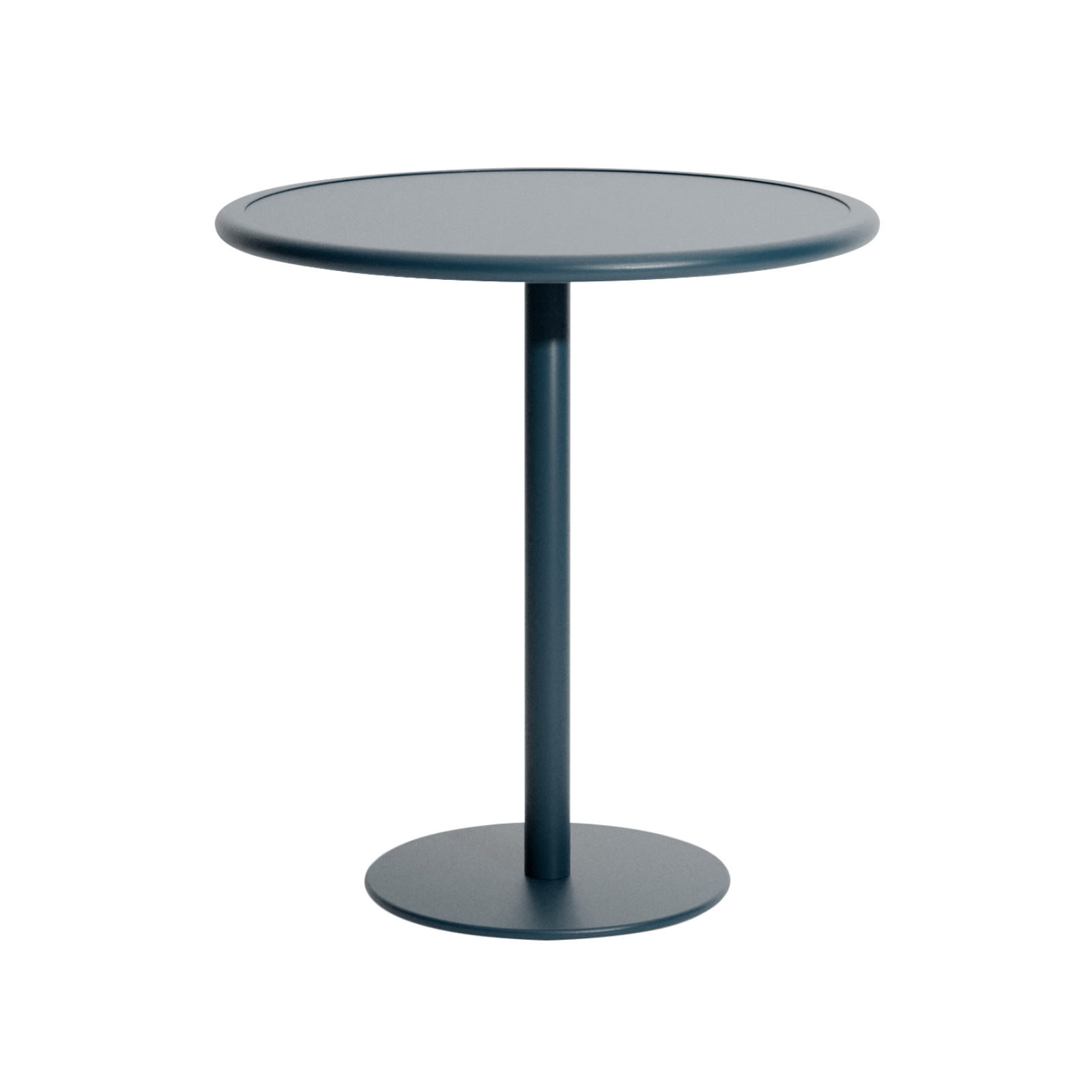 WEEK-END Round Garden Table in Gray-Blue