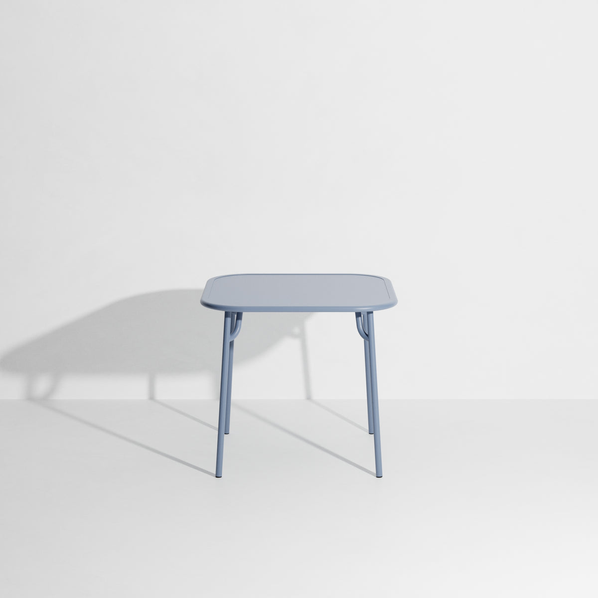 WEEK-END square garden table in dove blue