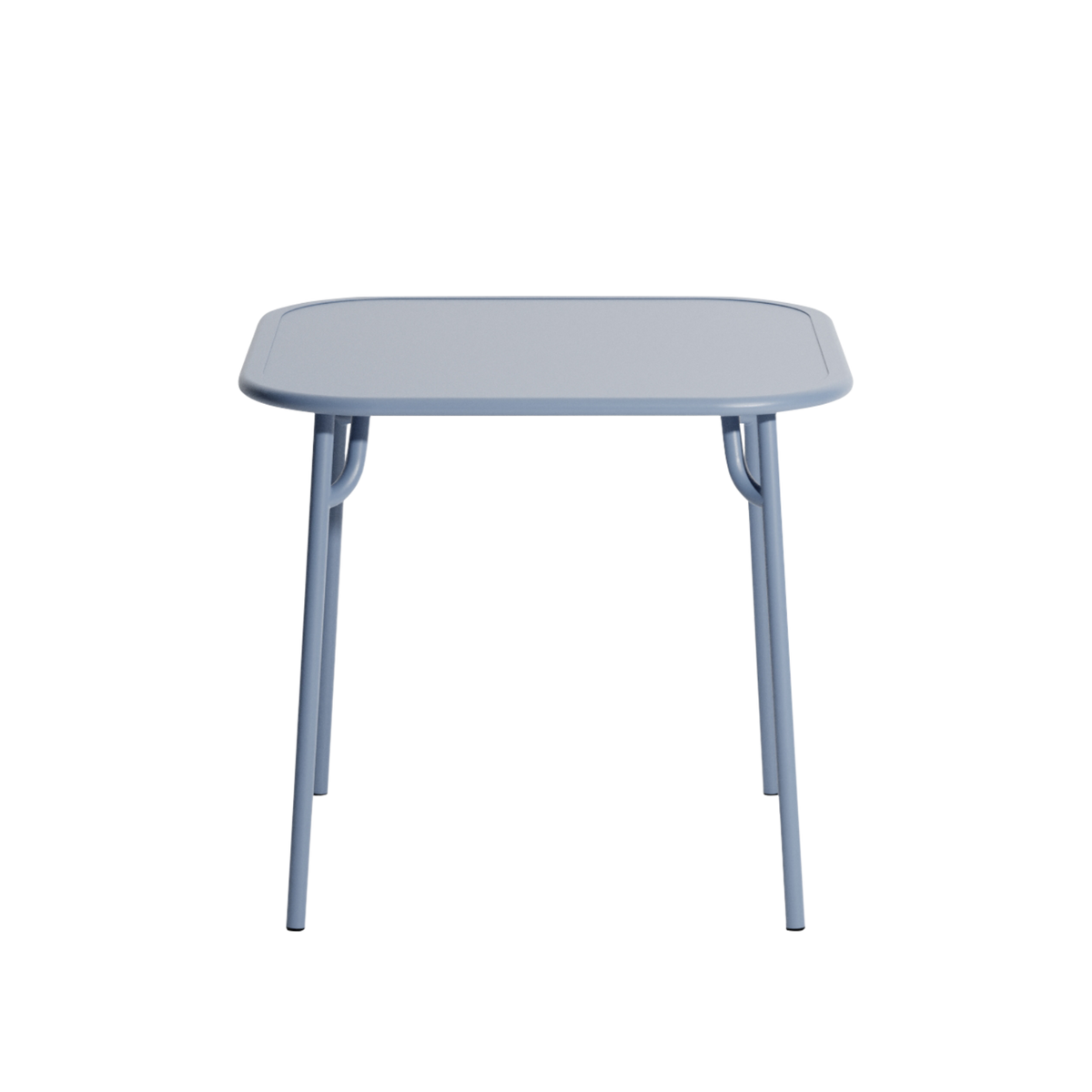 WEEK-END square garden table in dove blue