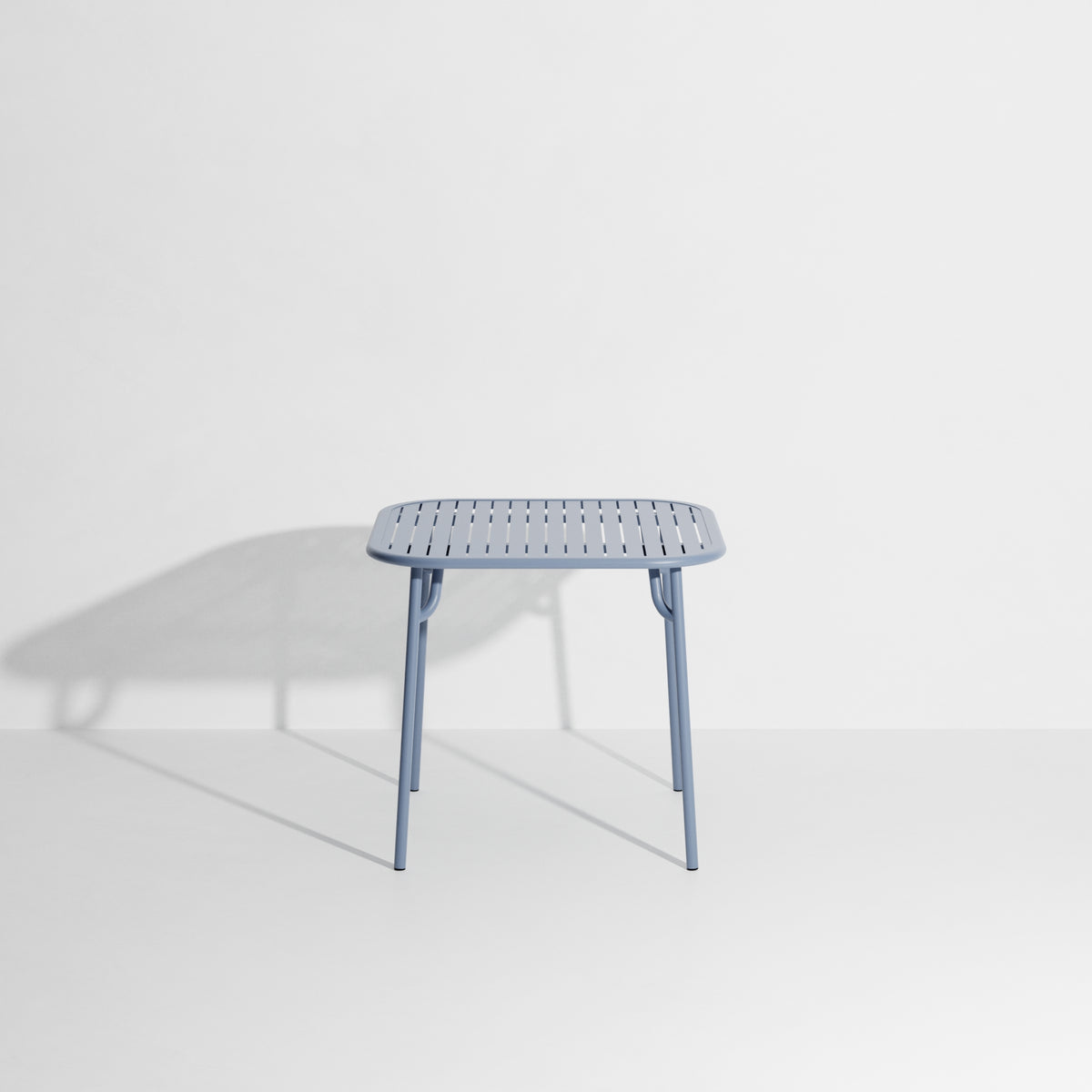 WEEK-END square garden table in dove blue